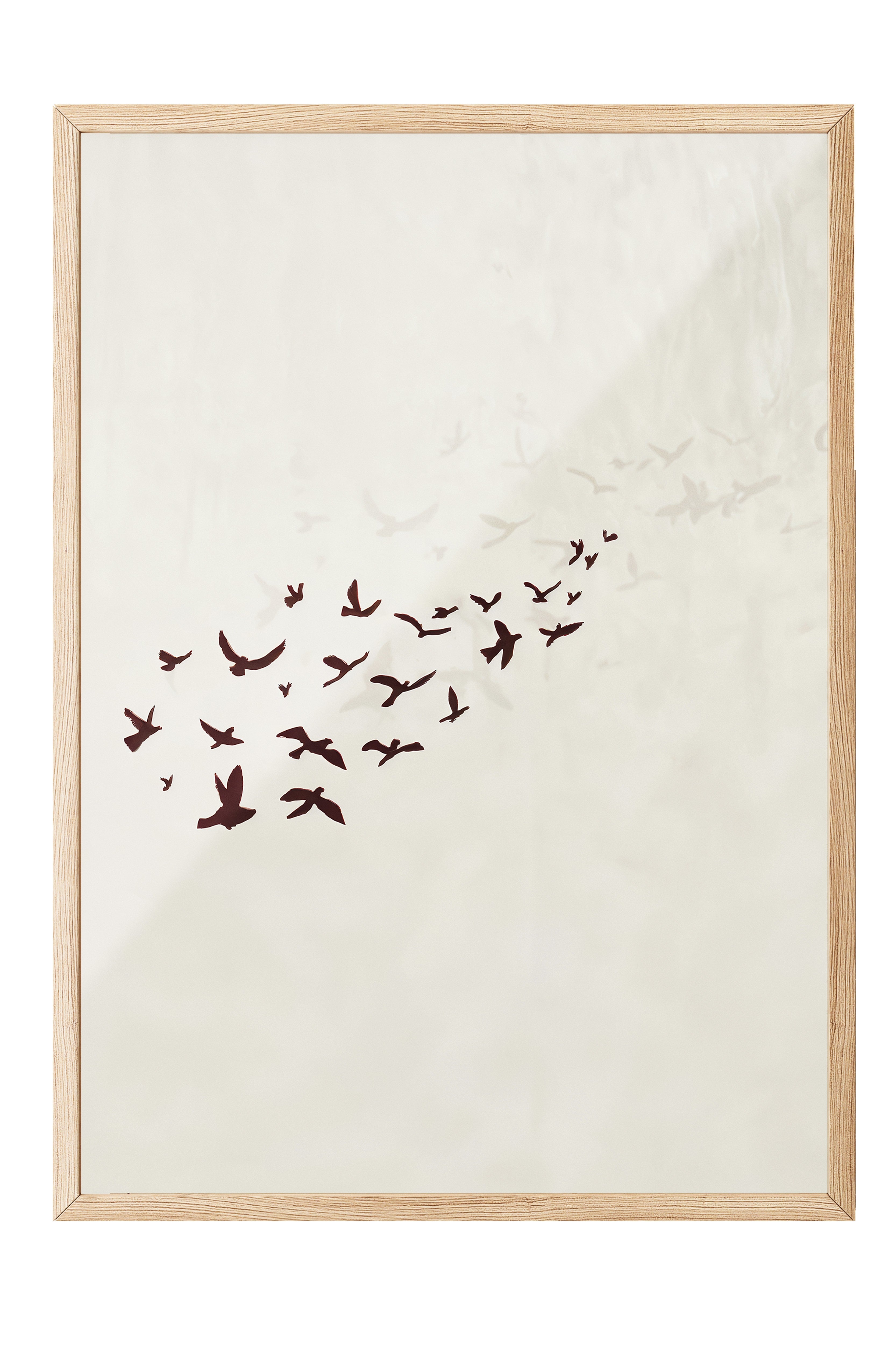 Duvar Tablosu, Ahşap Çerçeveli Tablo ve Poster, Ritüel Serisi, Kuş Tablo, NO:115204