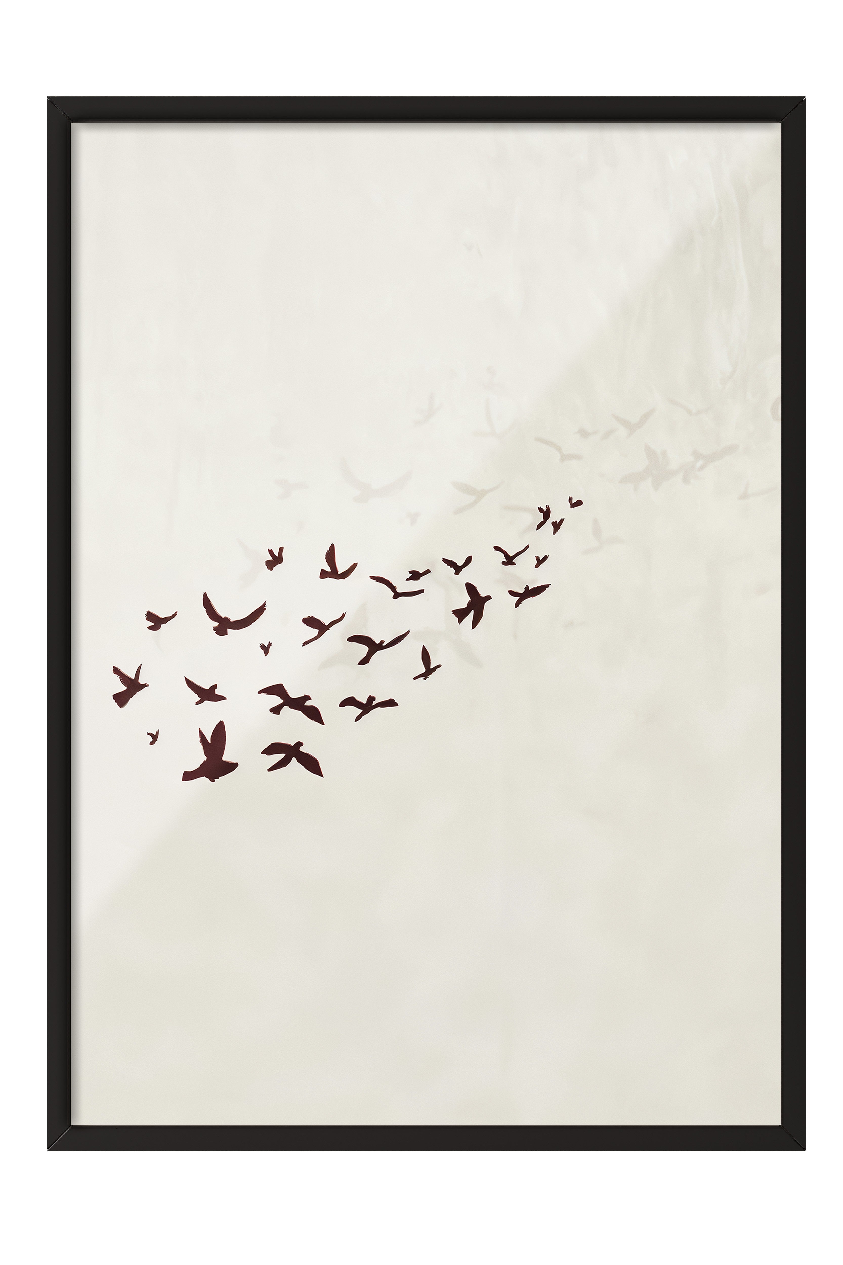 Duvar Tablosu, Siyah Çerçeveli Tablo ve Poster, Ritüel Serisi, Kuş Tablo, NO:115204