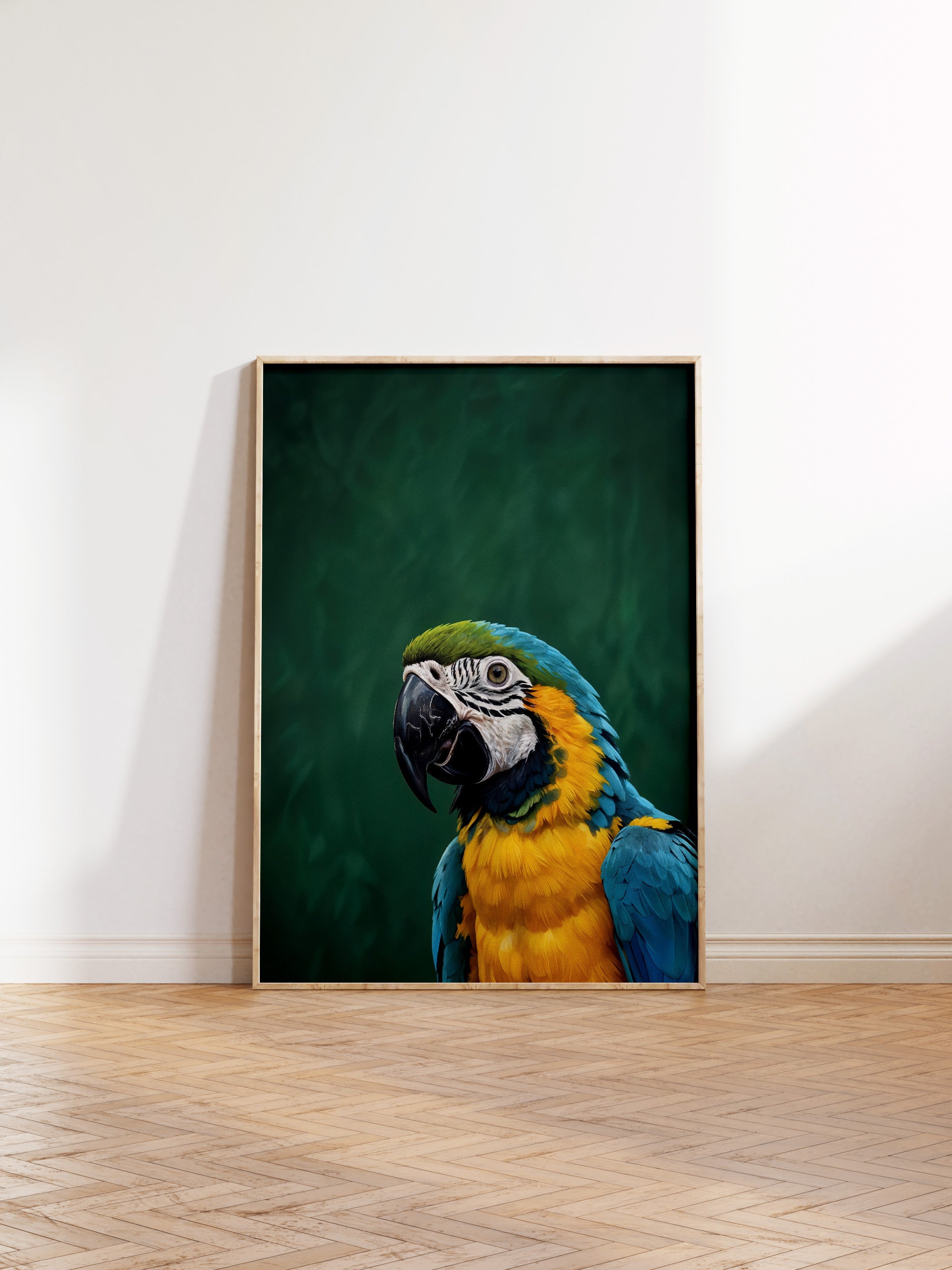 Duvar Tablosu, Ahşap Çerçeveli Tablo ve Poster, Ritüel Serisi, Kuş Tablo, NO:115207