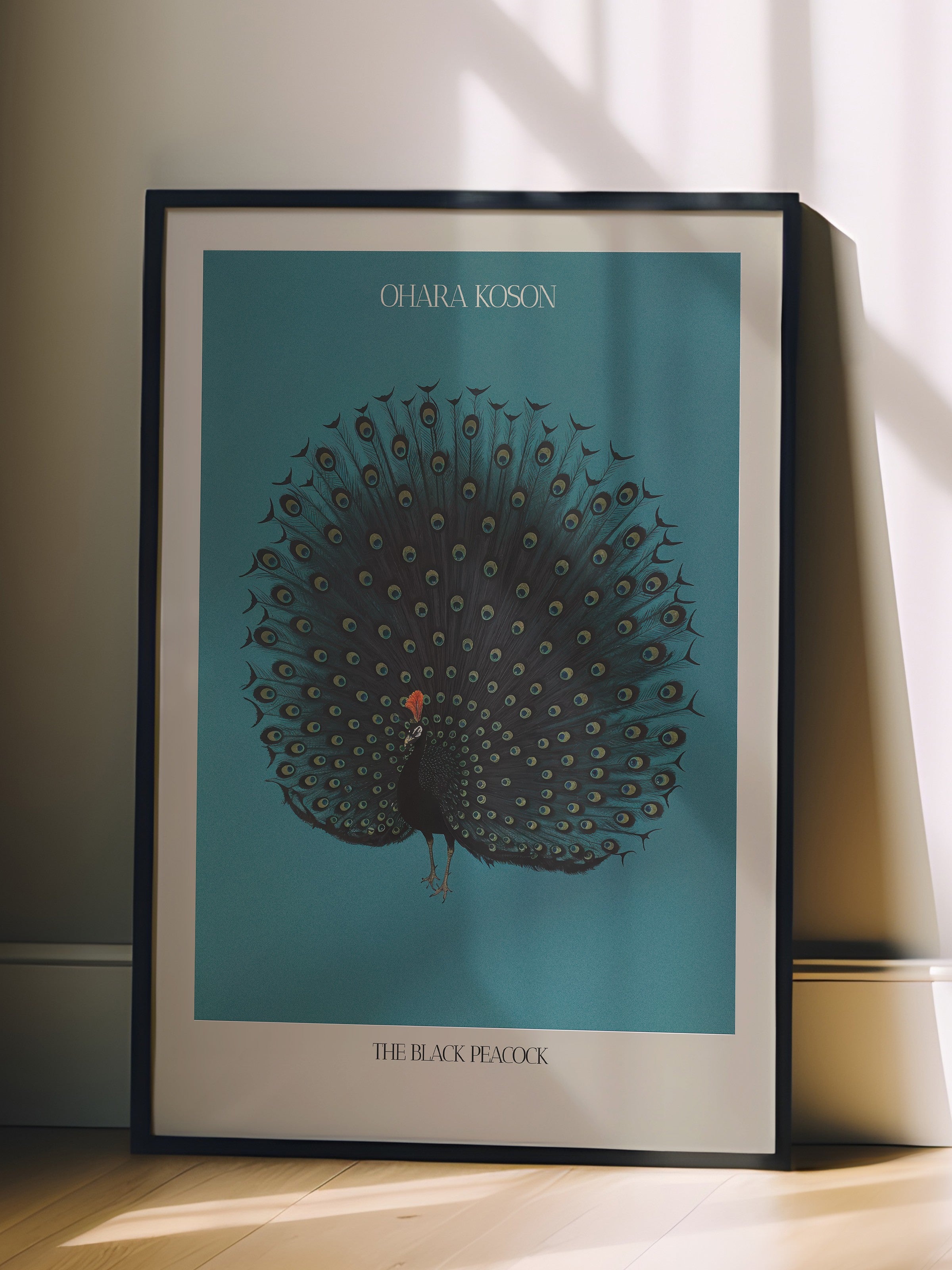 Duvar Tablosu, Siyah Çerçeveli Tablo ve Poster, Ritüel Serisi, Kuş Tablo, NO:115211