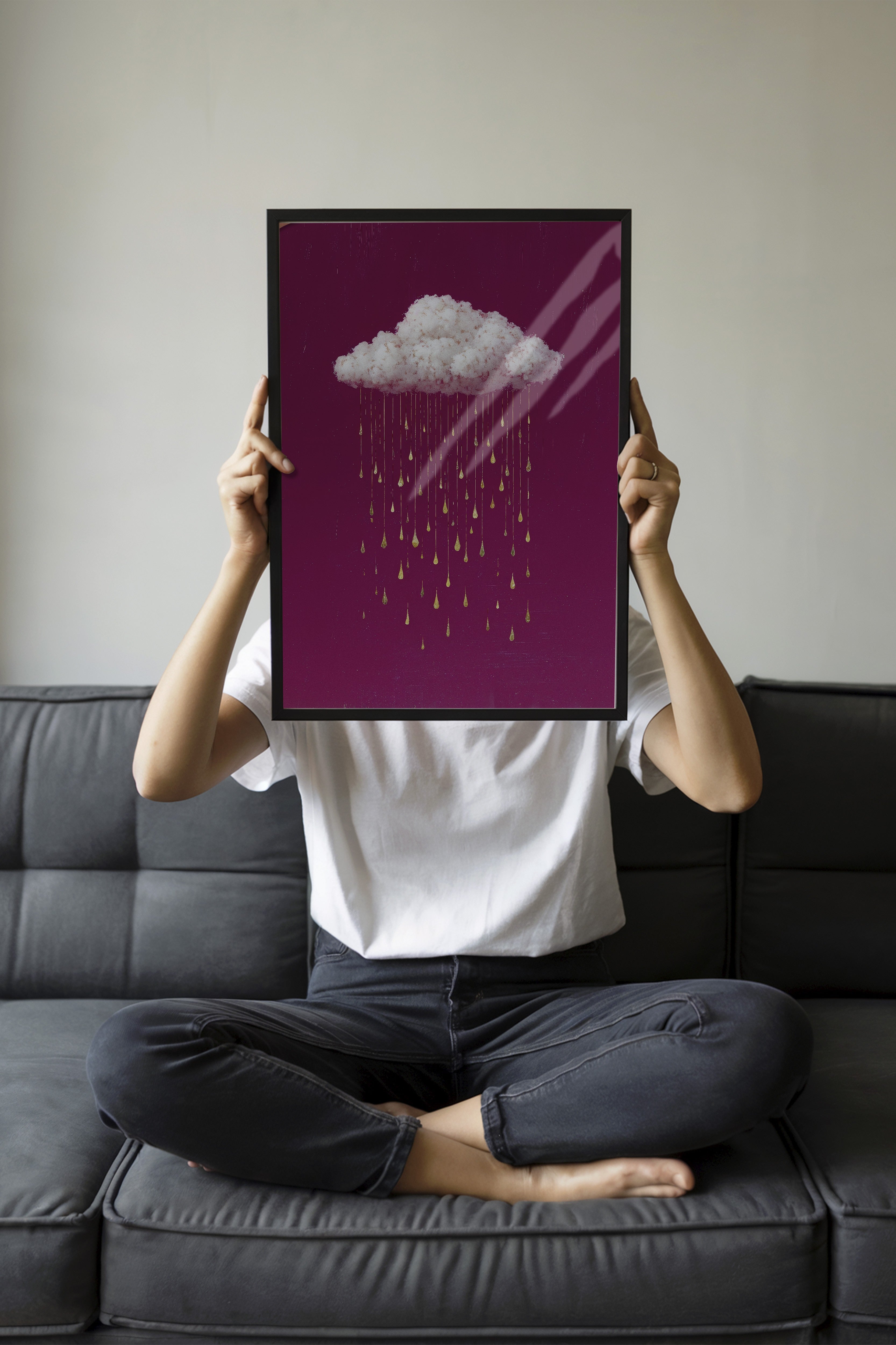 Duvar Tablosu, Siyah Çerçeveli Tablo ve Poster, Ritüel Serisi, Kuş Tablo, NO:115233
