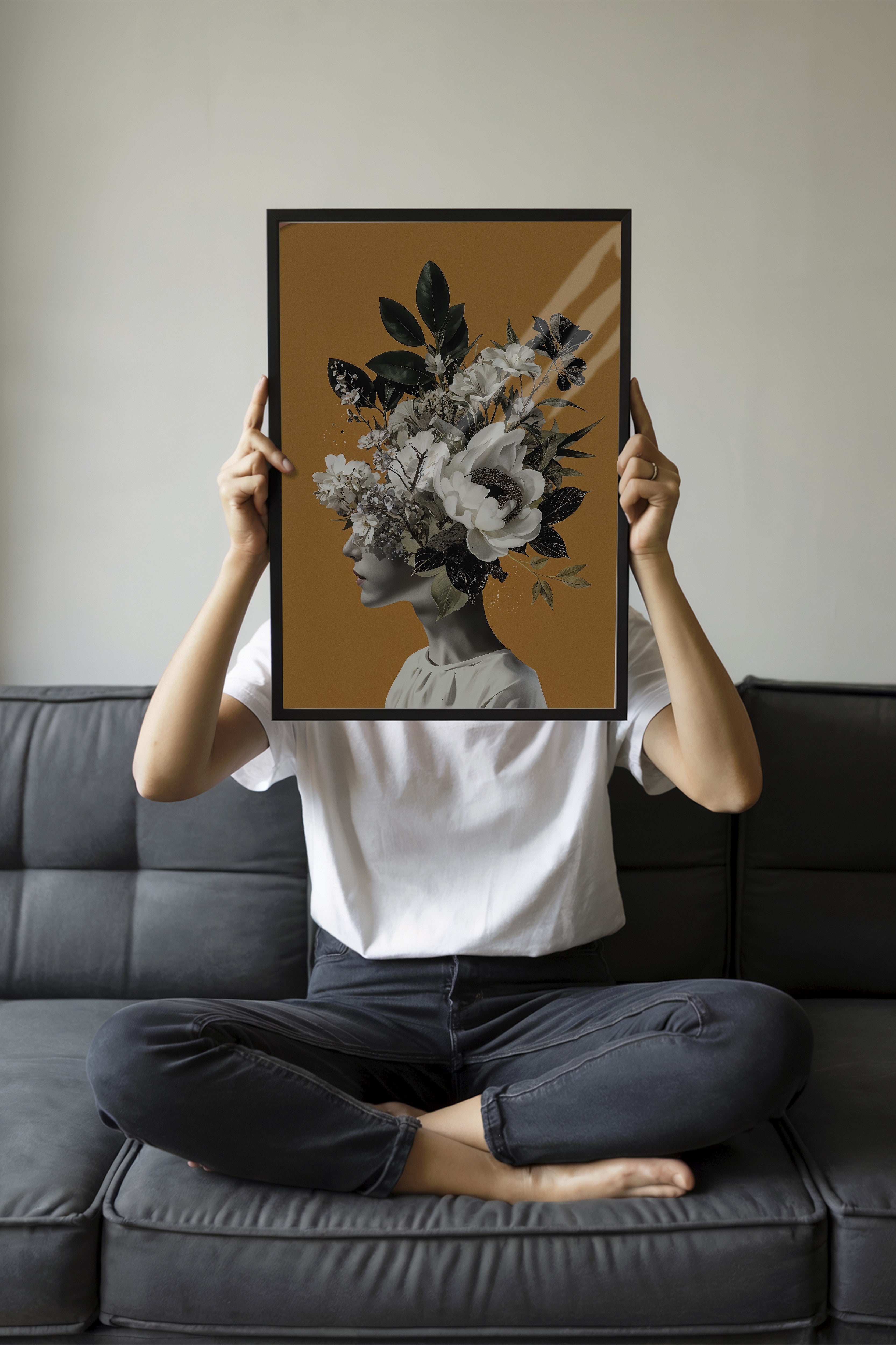Duvar Tablosu, Siyah Çerçeveli Tablo ve Poster, Ritüel Serisi, NO:115226