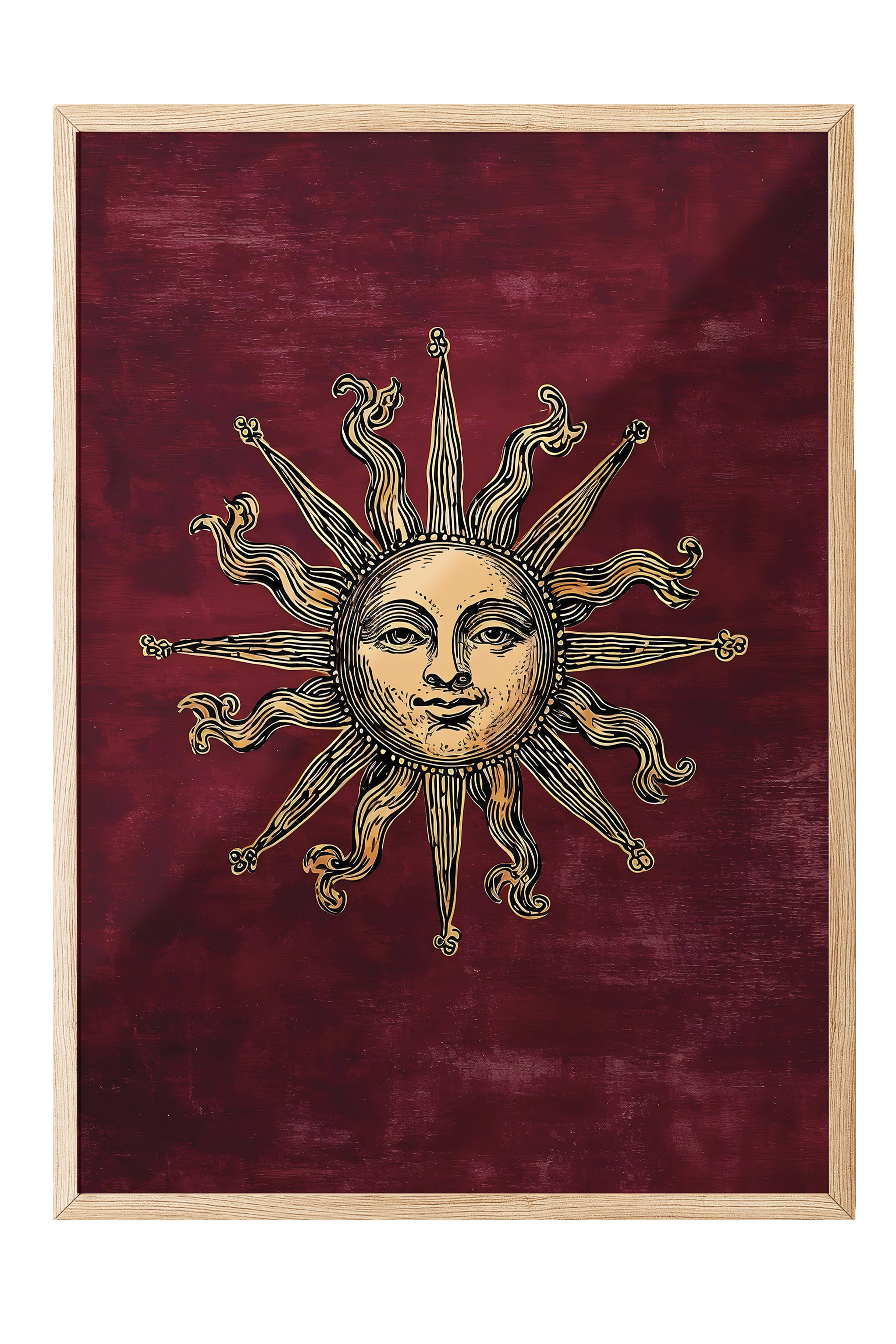 Duvar Tablosu, Ahşap Çerçeveli Tablo ve Poster, Ritüel Serisi, NO:115256