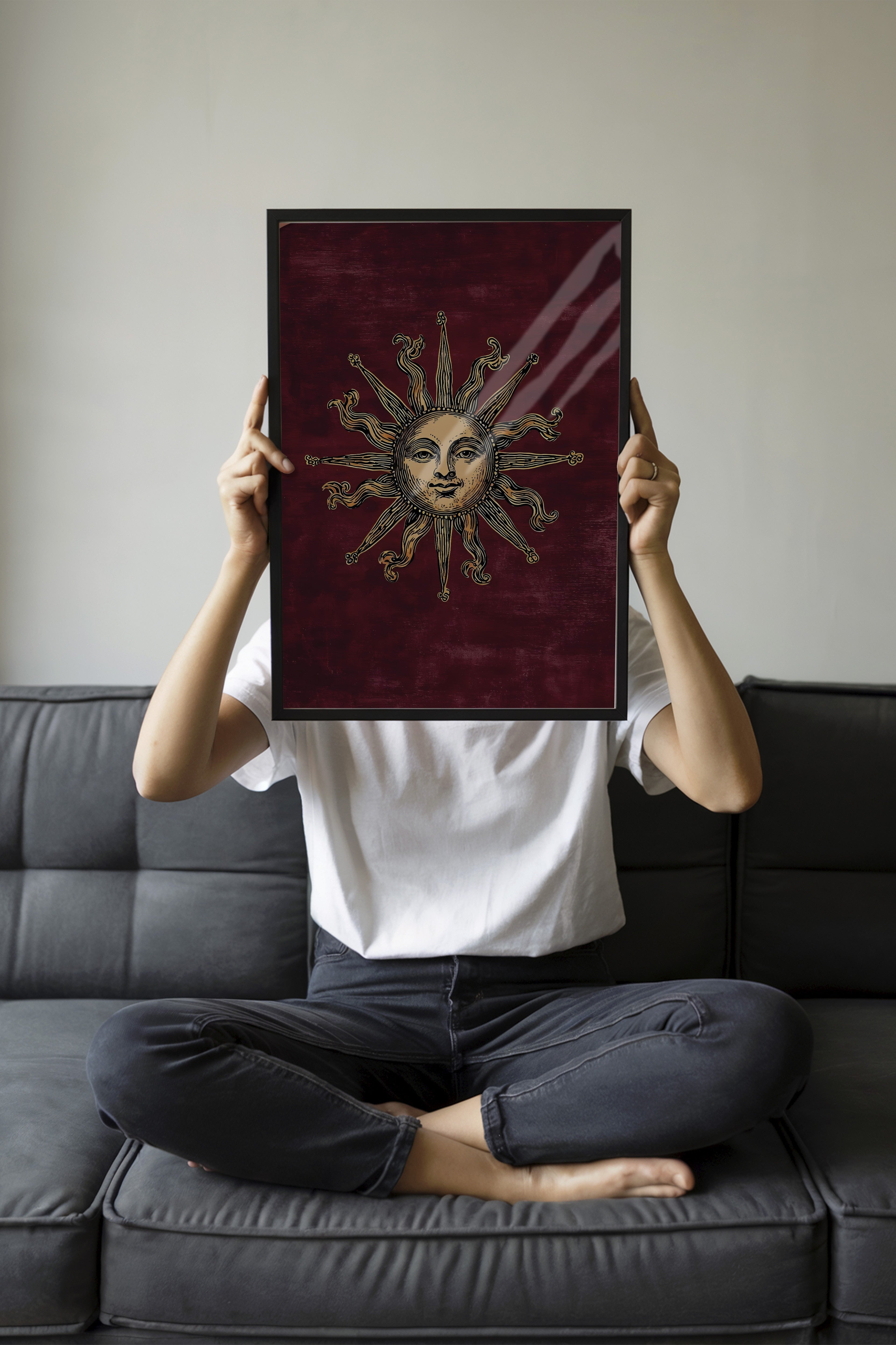 Duvar Tablosu, Siyah Çerçeveli Tablo ve Poster, Ritüel Serisi, NO:115256