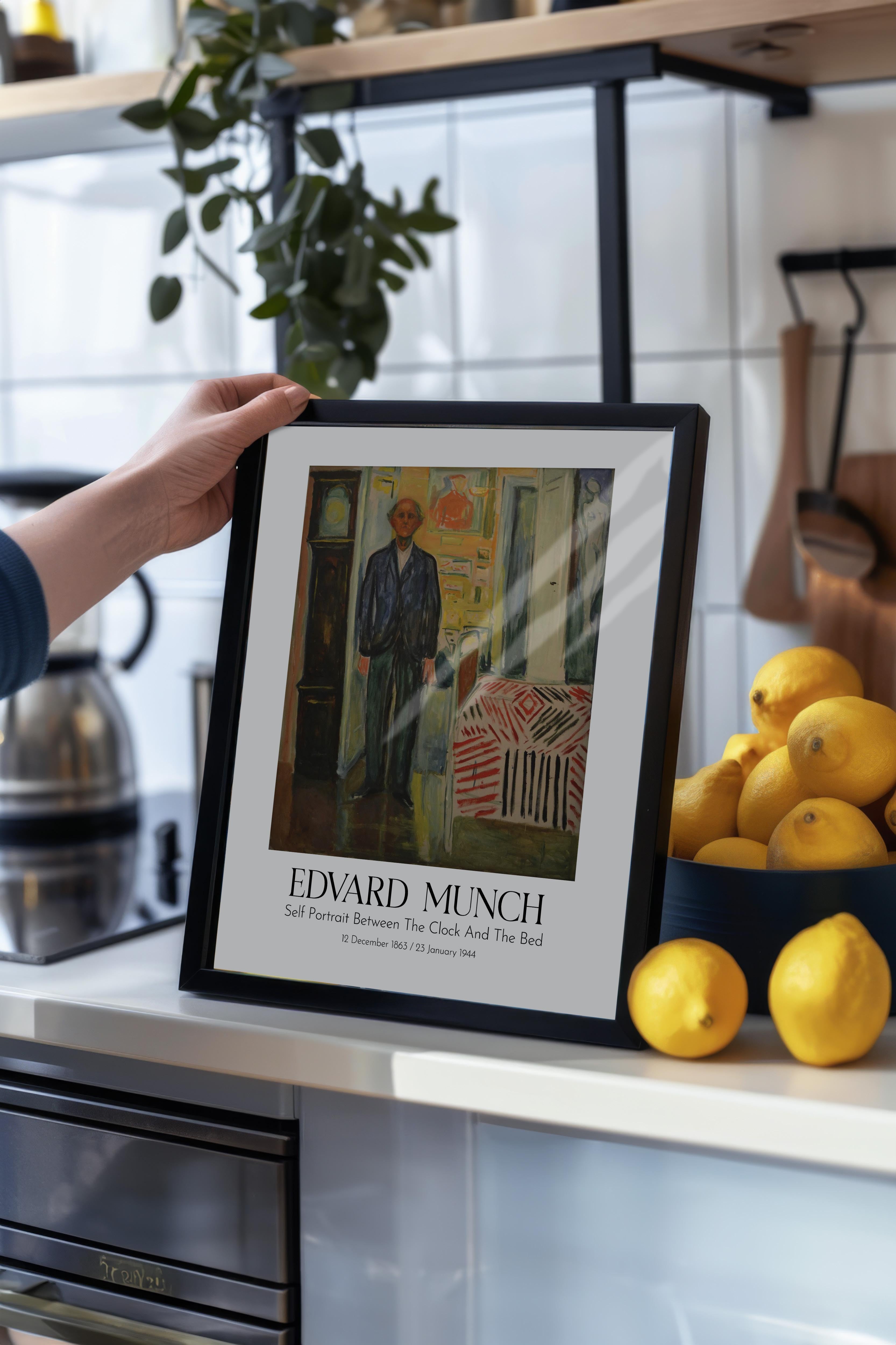 Edvard Munch, Siyah Çerçeveli Tablo, Sanat Serisi NO:111719