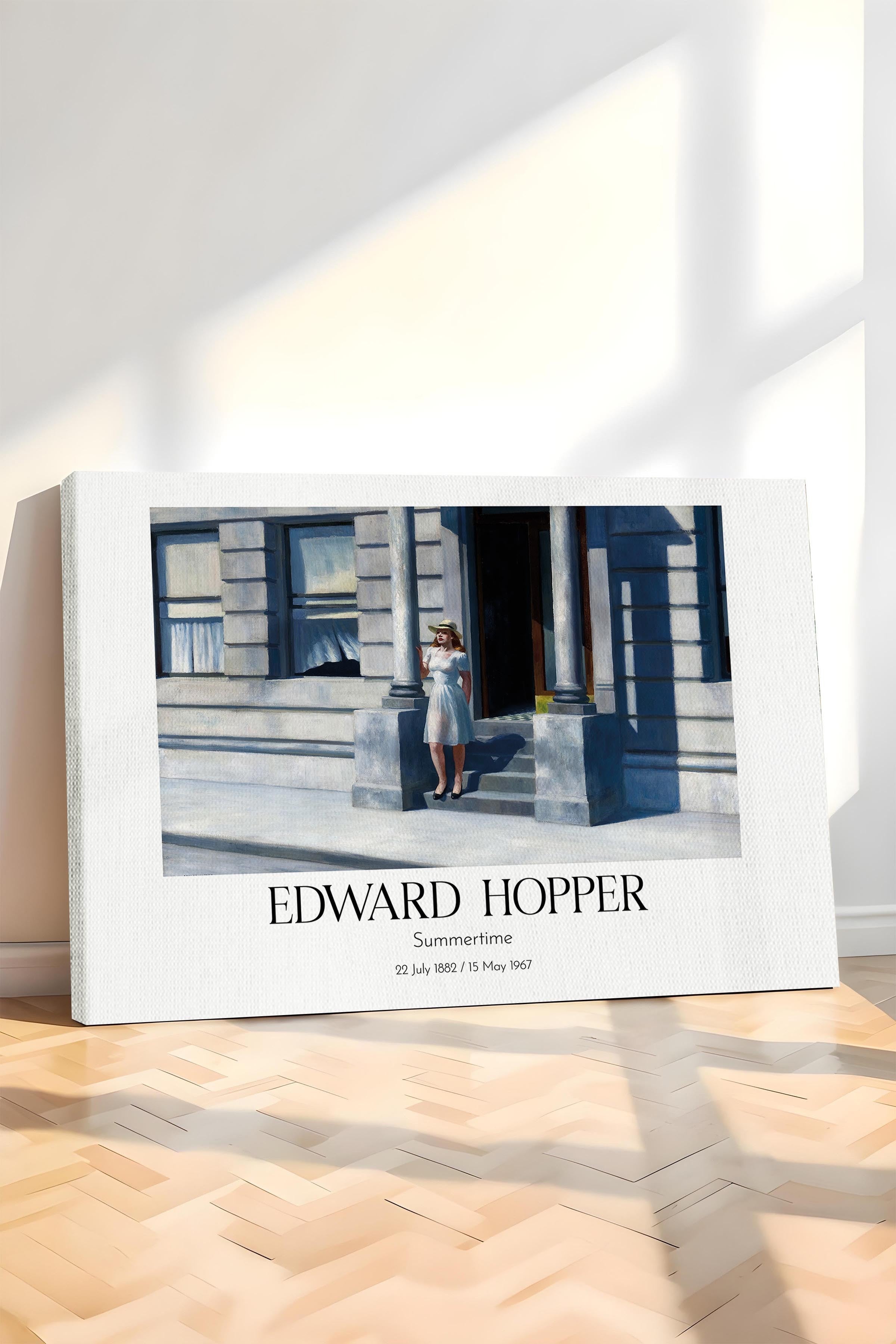 Edward Hopper - Summertime, Kanvas Tablo, Sanat Serisi NO:110194