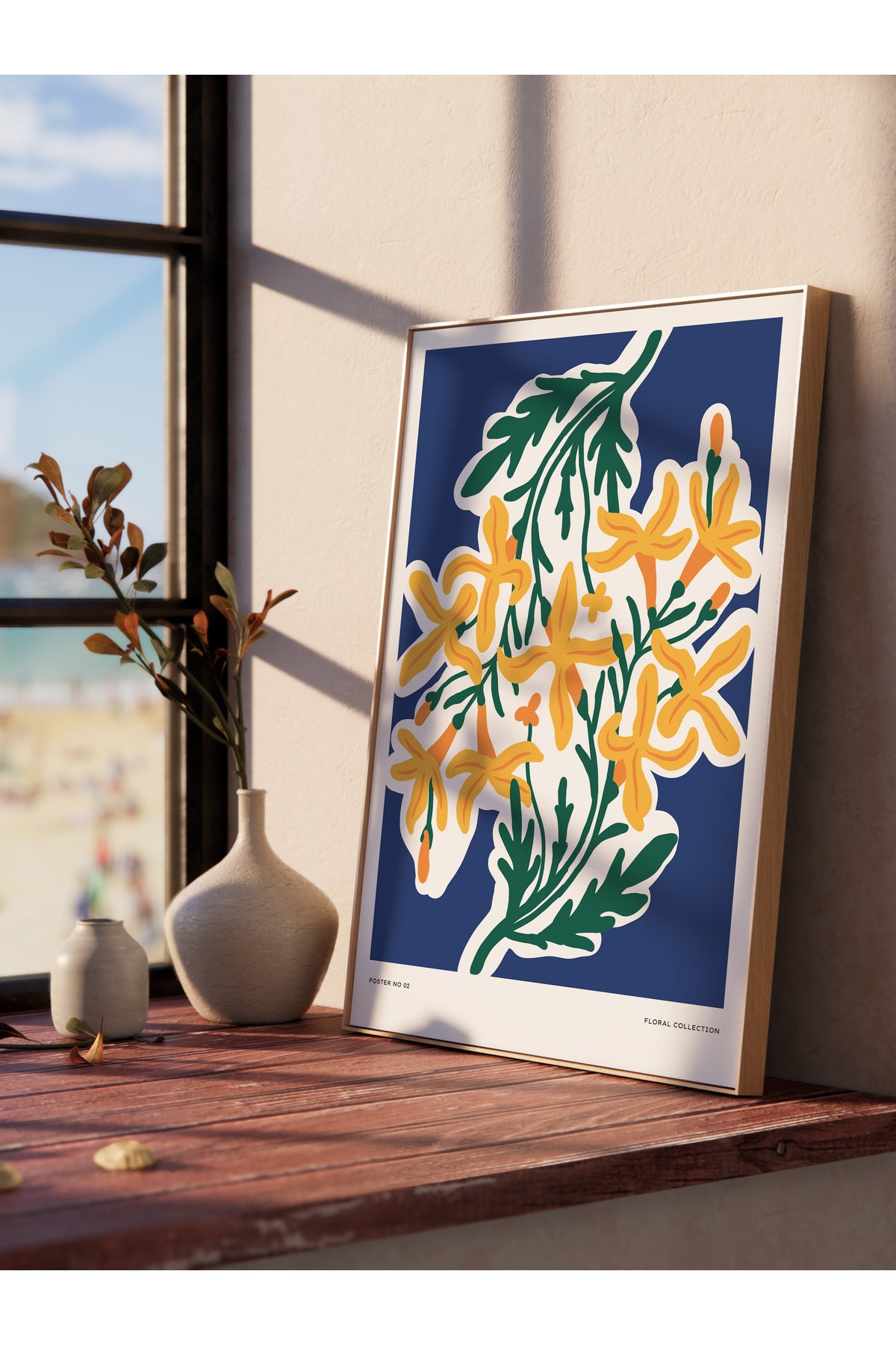 Estetik Duvar Posteri - Estetik Çizim Çerçevesiz Poster - Yatak Odası, Salon, Mutfak Duvar Dekoru
