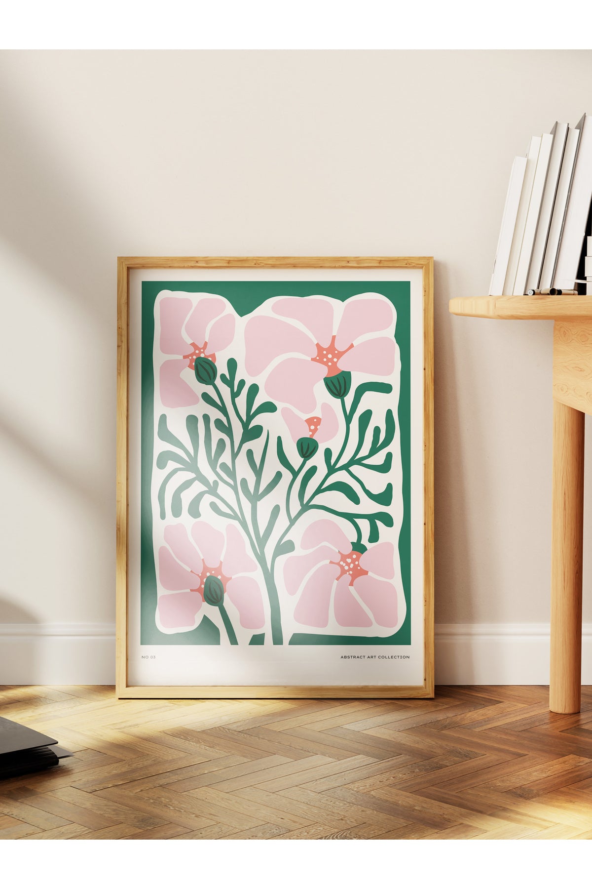 Estetik Duvar Posteri - Estetik Çizim Çerçevesiz Poster - Yatak Odası, Salon, Mutfak Duvar Dekoru