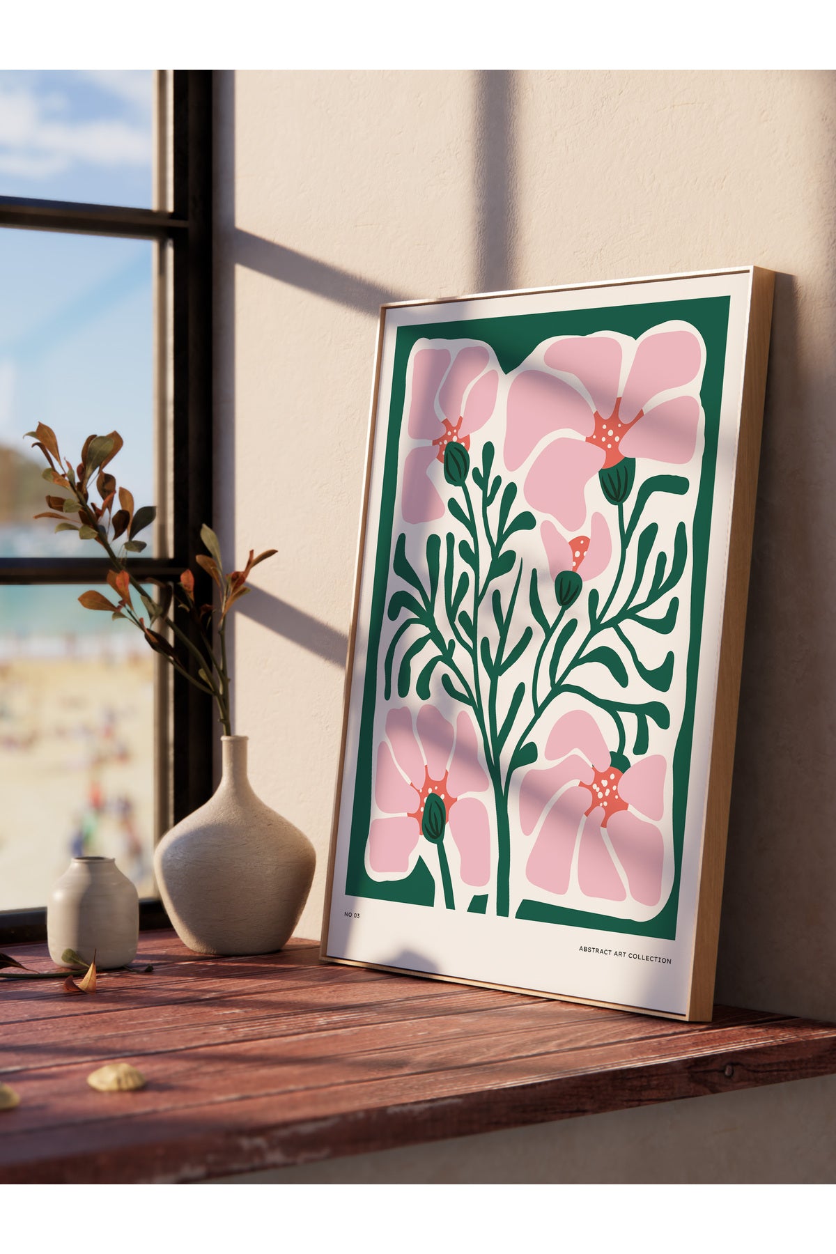 Estetik Duvar Posteri - Estetik Çizim Çerçevesiz Poster - Yatak Odası, Salon, Mutfak Duvar Dekoru