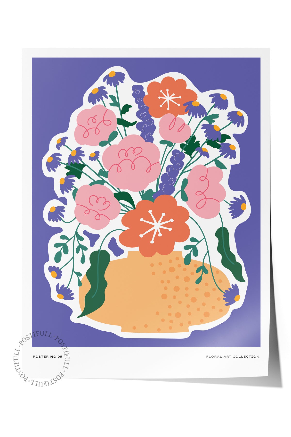 Estetik Duvar Posteri - Estetik Çizim Çerçevesiz Poster - Yatak Odası, Salon, Mutfak Duvar Dekoru