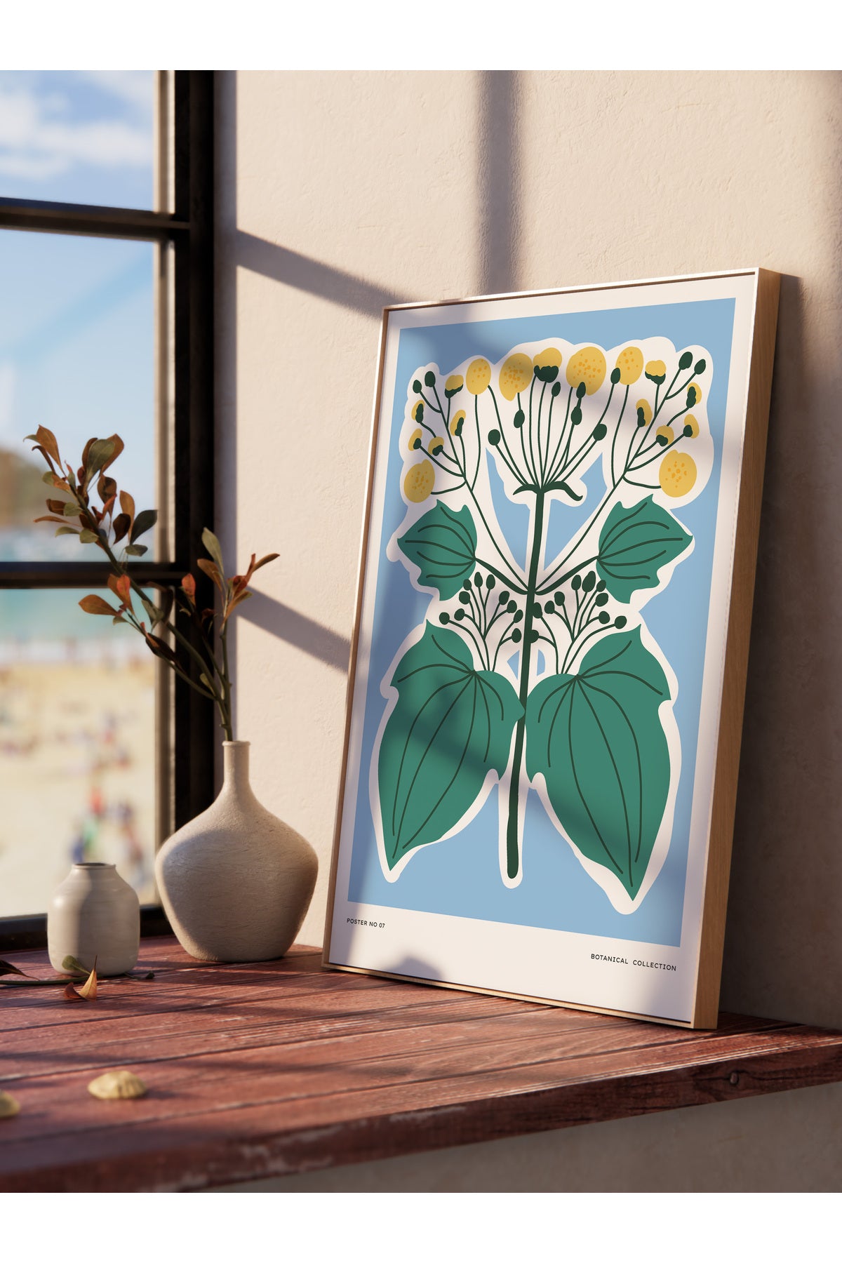 Estetik Duvar Posteri - Estetik Çizim Çerçevesiz Poster - Yatak Odası, Salon, Mutfak Duvar Dekoru