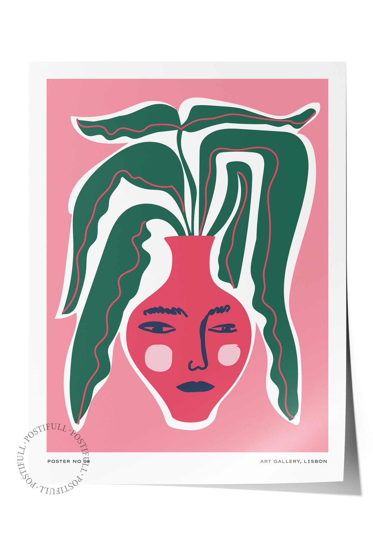 Estetik Duvar Posteri - Estetik Çizim Çerçevesiz Poster - Yatak Odası, Salon, Mutfak Duvar Dekoru