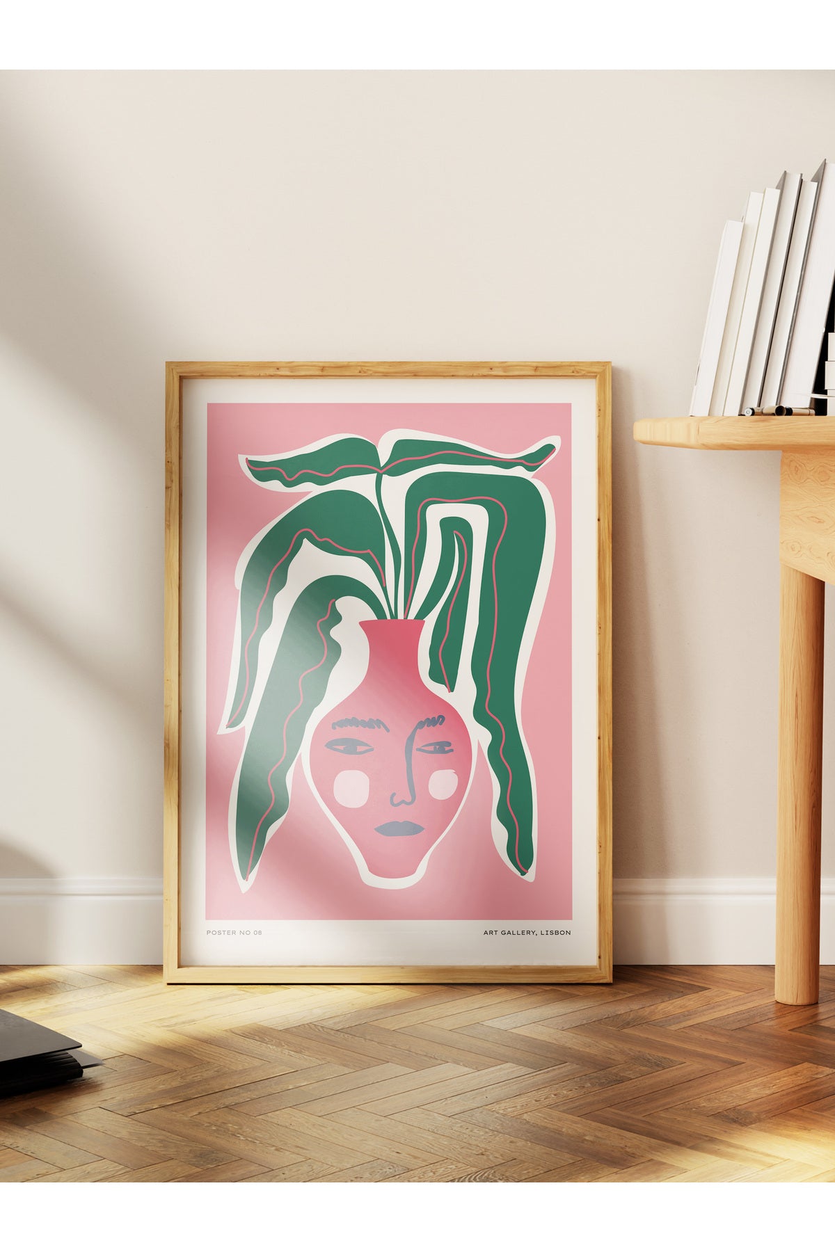 Estetik Duvar Posteri - Estetik Çizim Çerçevesiz Poster - Yatak Odası, Salon, Mutfak Duvar Dekoru