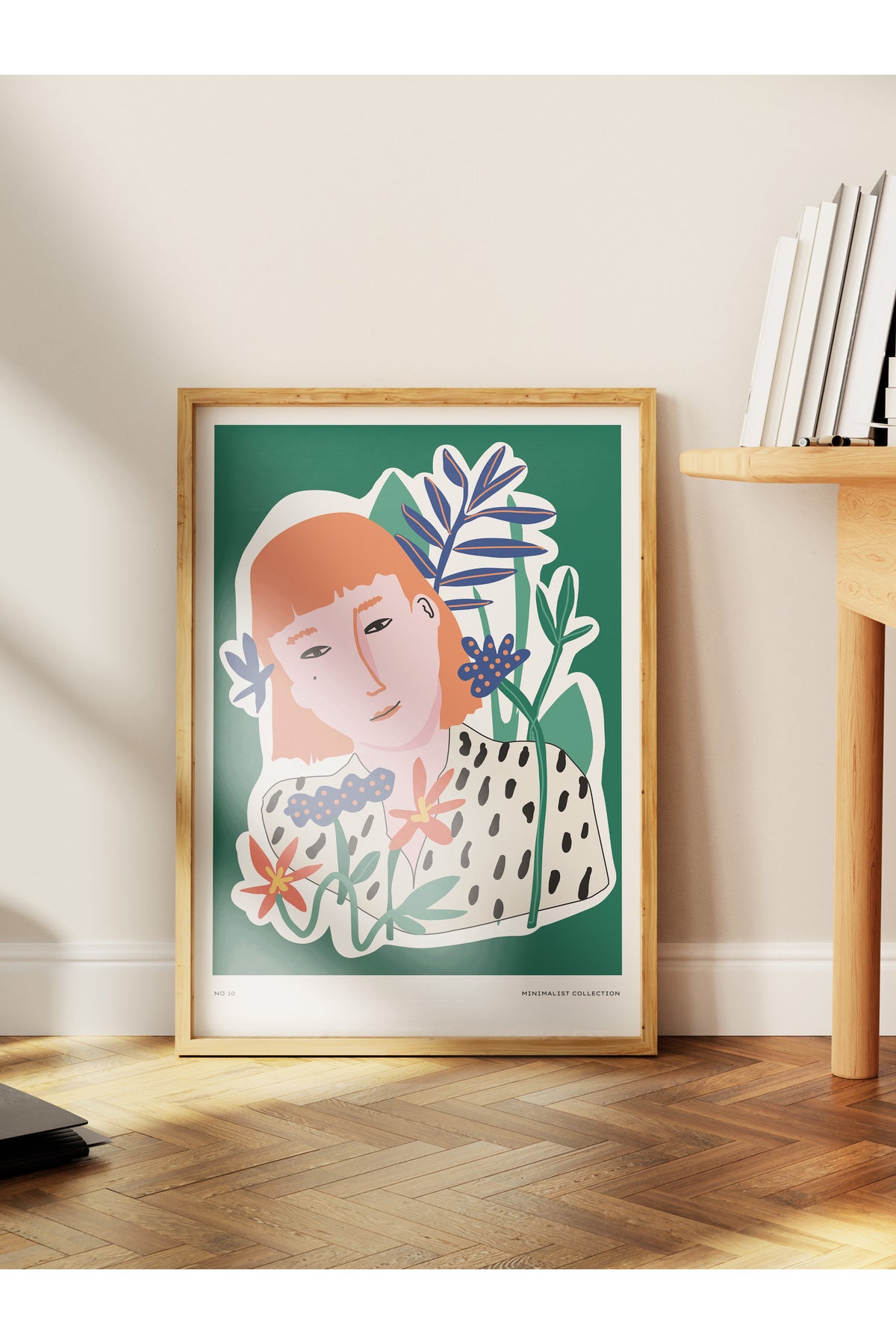 Estetik Duvar Posteri - Estetik Çizim Çerçevesiz Poster - Yatak Odası, Salon, Mutfak Duvar Dekoru