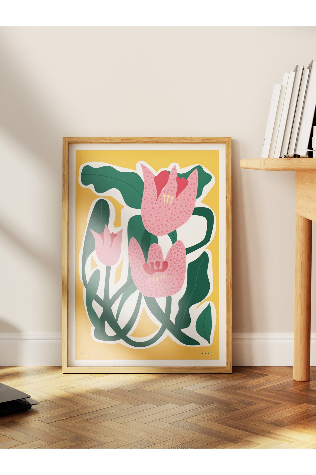 Estetik Duvar Posteri - Estetik Çizim Çerçevesiz Poster - Yatak Odası, Salon, Mutfak Duvar Dekoru