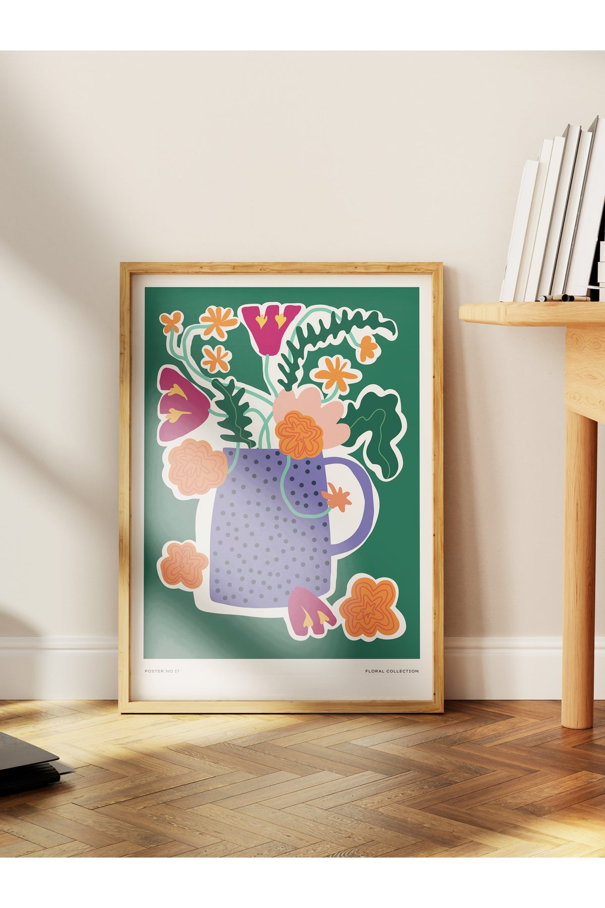 Estetik Duvar Posteri - Estetik Çizim Çerçevesiz Poster - Yatak Odası, Salon, Mutfak Duvar Dekoru