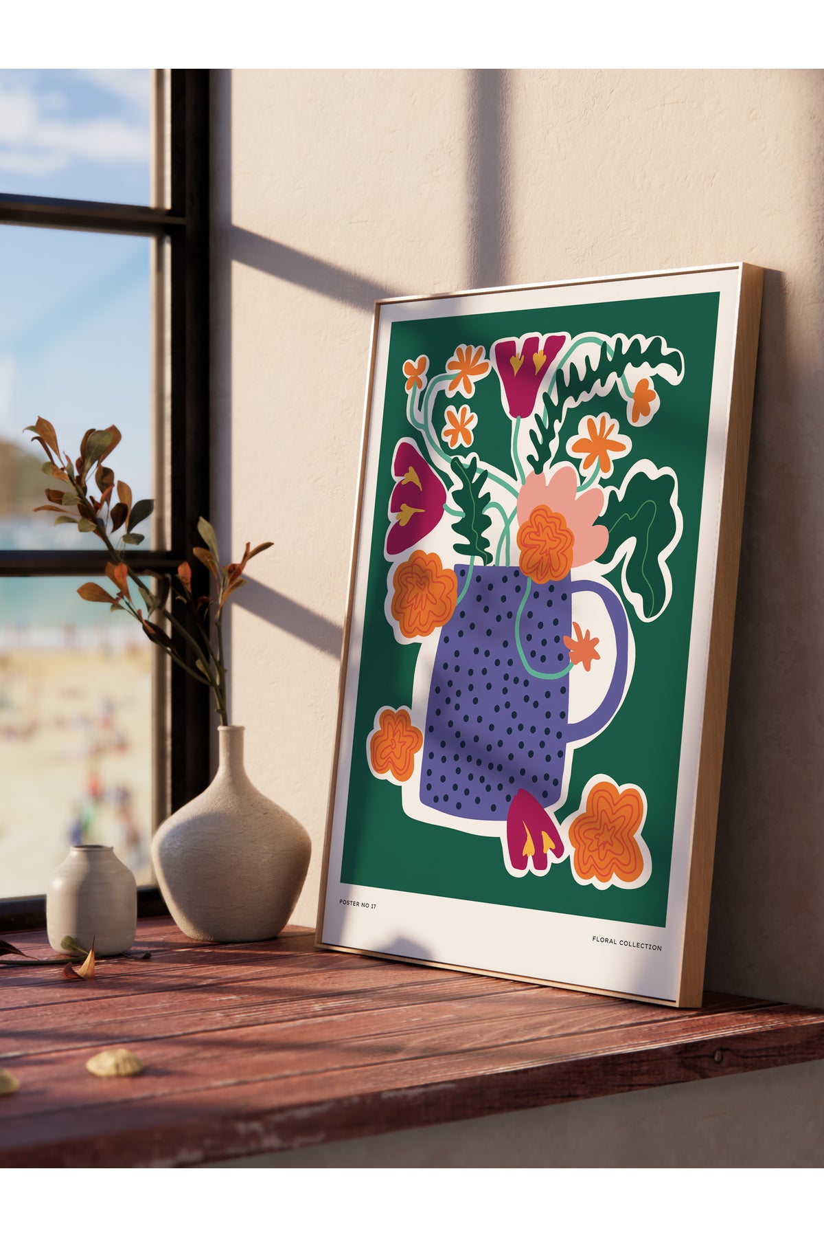 Estetik Duvar Posteri - Estetik Çizim Çerçevesiz Poster - Yatak Odası, Salon, Mutfak Duvar Dekoru