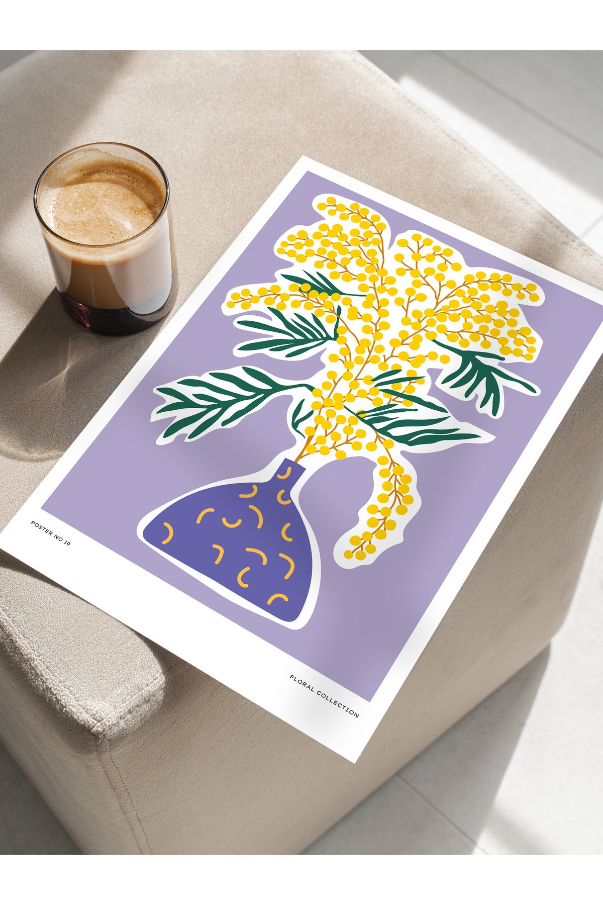 Estetik Duvar Posteri - Estetik Çizim Çerçevesiz Poster - Yatak Odası, Salon, Mutfak Duvar Dekoru