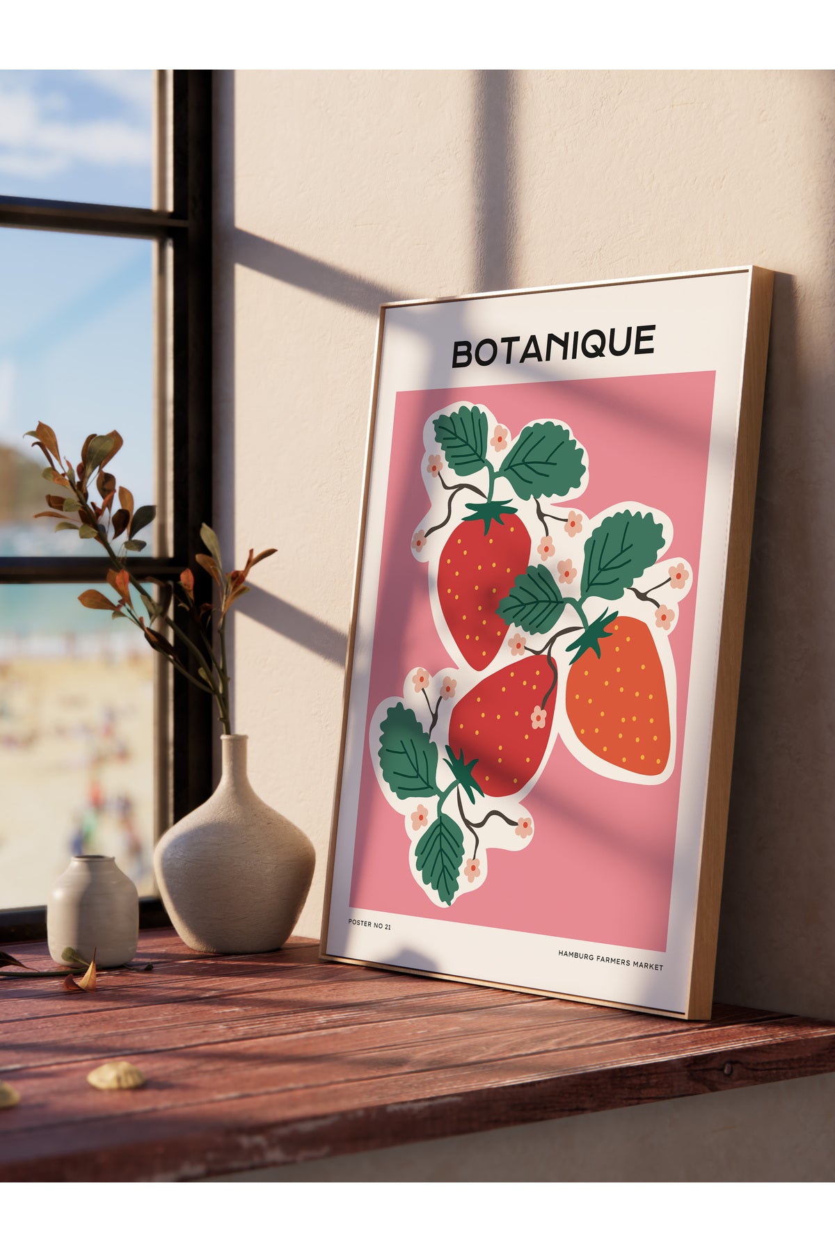 Estetik Duvar Posteri - Estetik Çizim Çerçevesiz Poster - Yatak Odası, Salon, Mutfak Duvar Dekoru