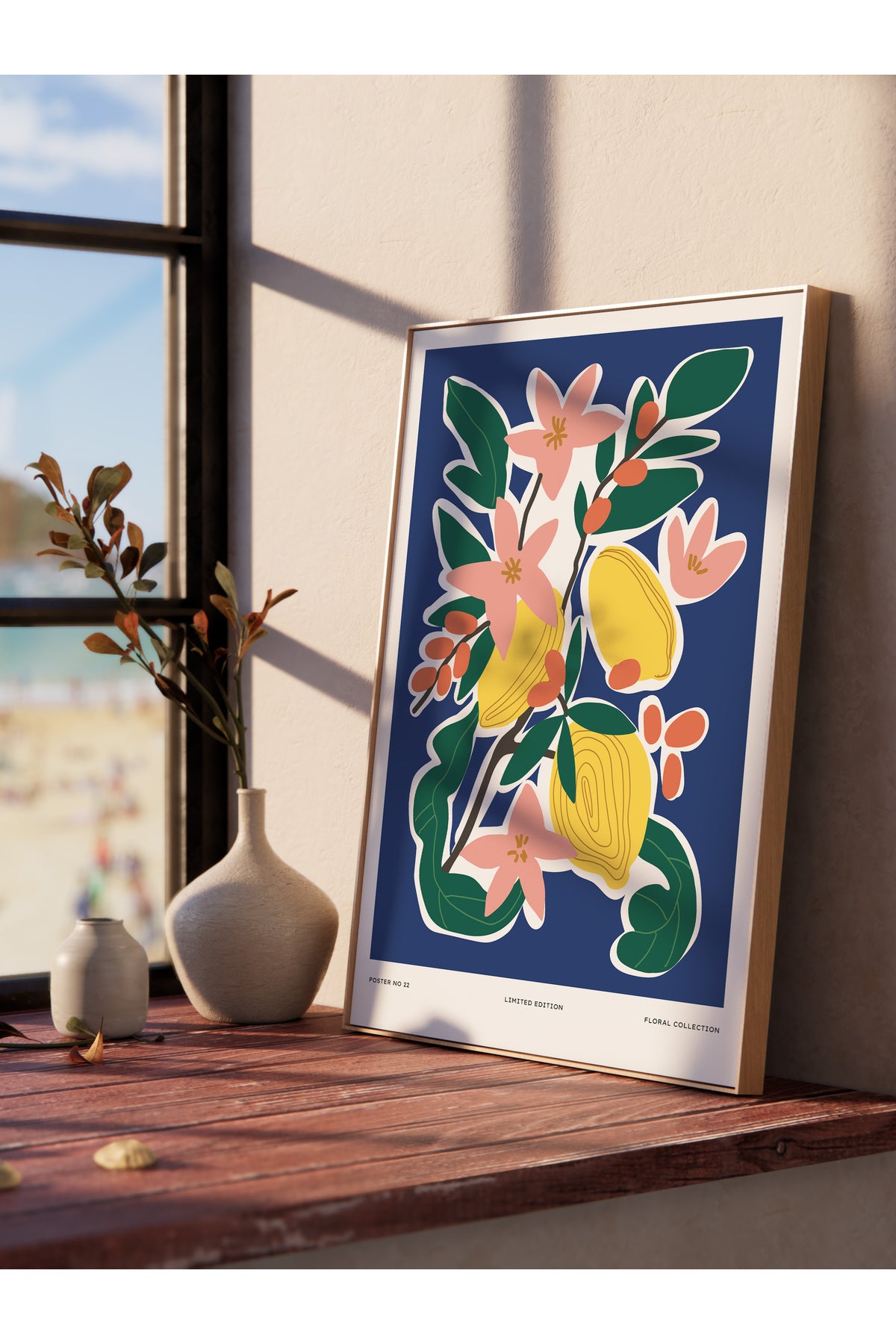 Estetik Duvar Posteri - Estetik Çizim Çerçevesiz Poster - Yatak Odası, Salon, Mutfak Duvar Dekoru