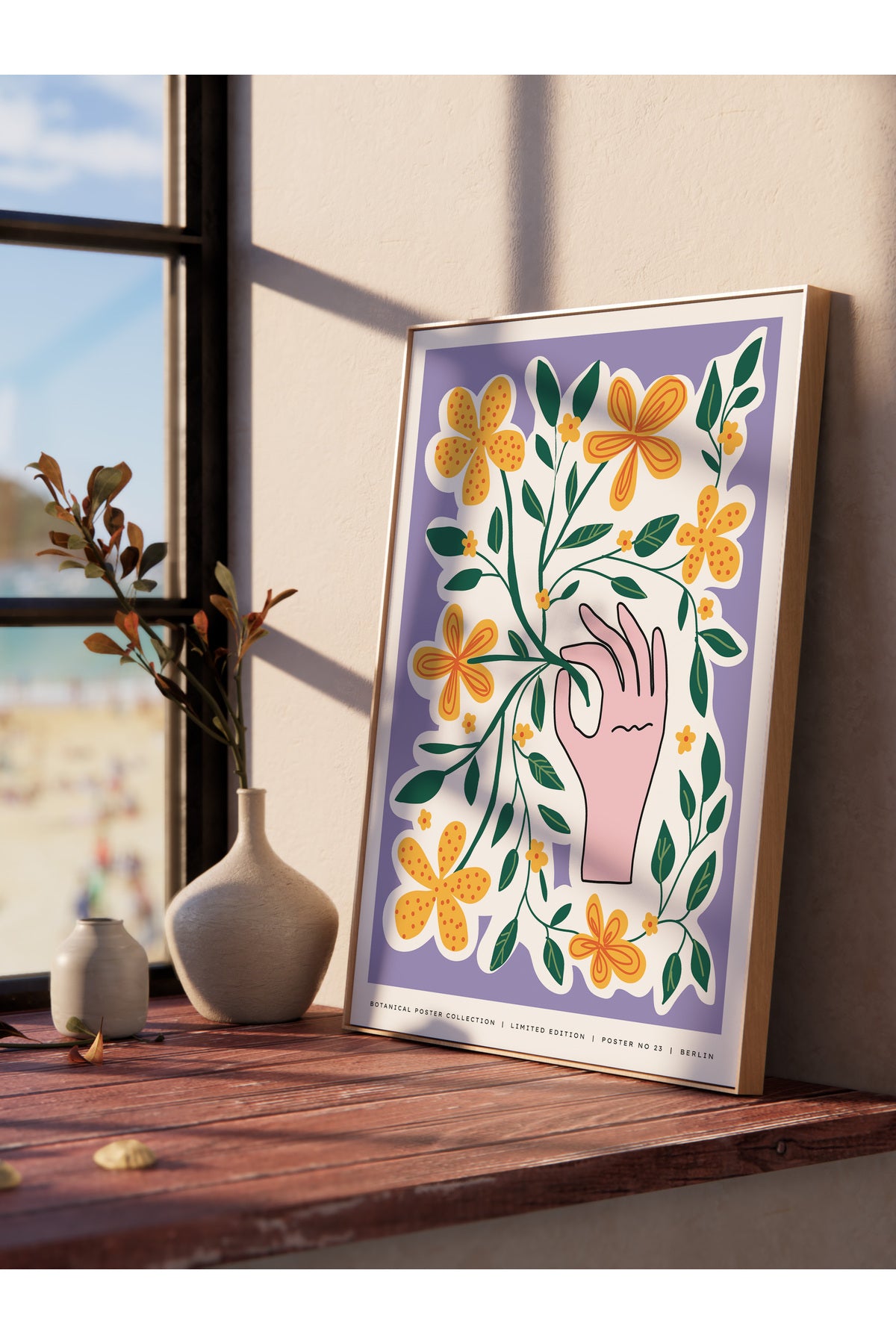 Estetik Duvar Posteri - Estetik Çizim Çerçevesiz Poster - Yatak Odası, Salon, Mutfak Duvar Dekoru