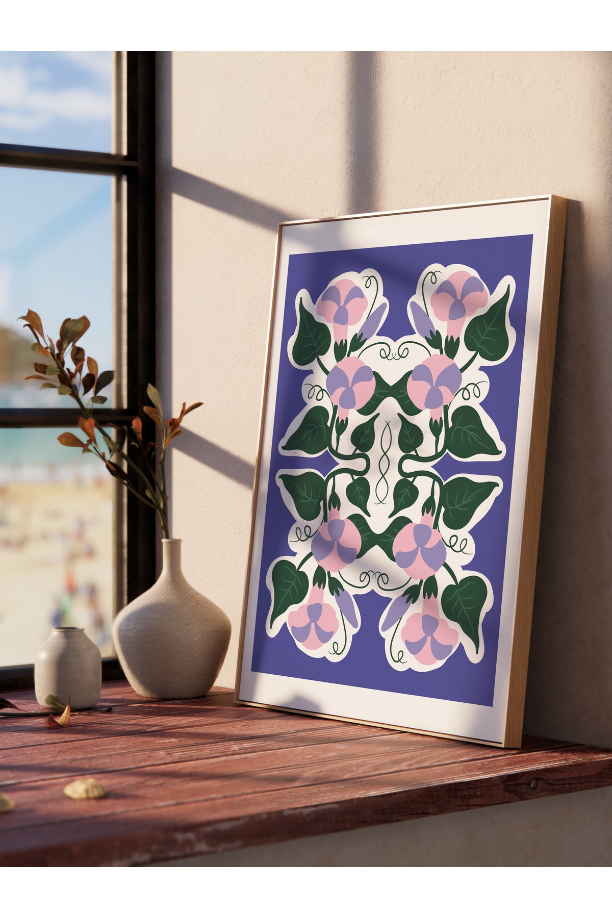 Estetik Duvar Posteri - Estetik Çizim Çerçevesiz Poster - Yatak Odası, Salon, Mutfak Duvar Dekoru