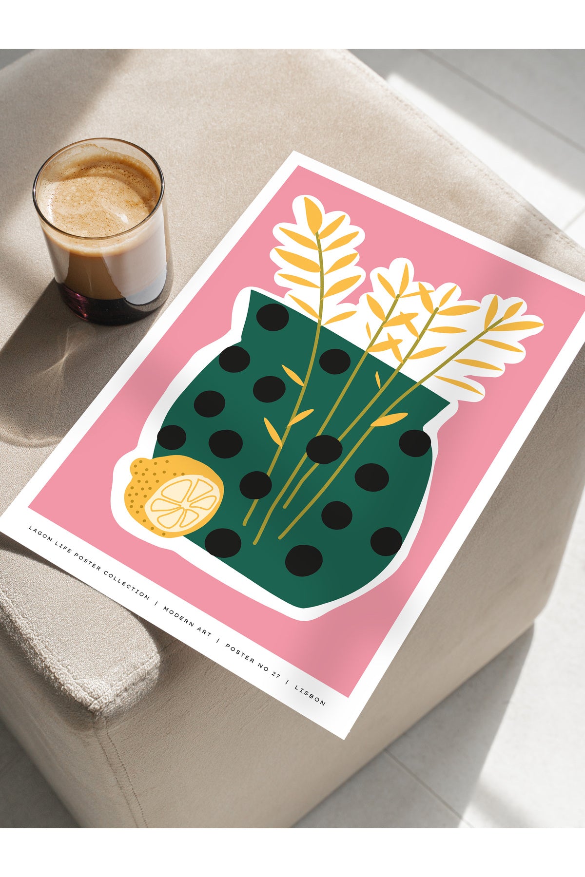 Estetik Duvar Posteri - Estetik Çizim Çerçevesiz Poster - Yatak Odası, Salon, Mutfak Duvar Dekoru