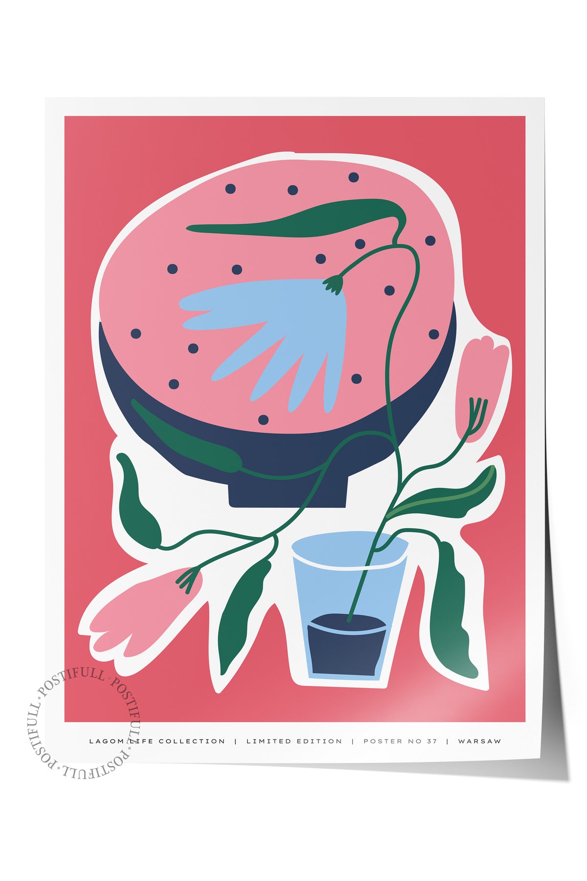 Estetik Duvar Posteri - Estetik Çizim Çerçevesiz Poster - Yatak Odası, Salon, Mutfak Duvar Dekoru