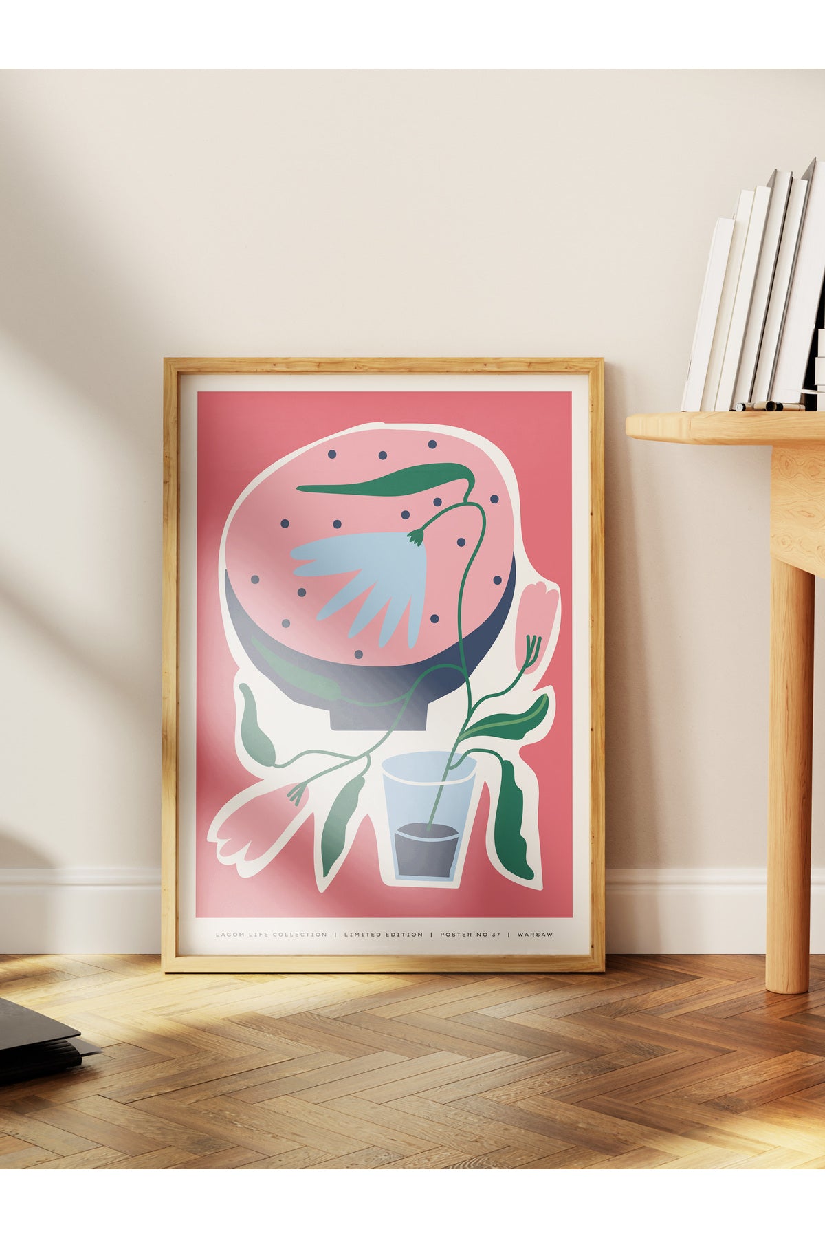 Estetik Duvar Posteri - Estetik Çizim Çerçevesiz Poster - Yatak Odası, Salon, Mutfak Duvar Dekoru