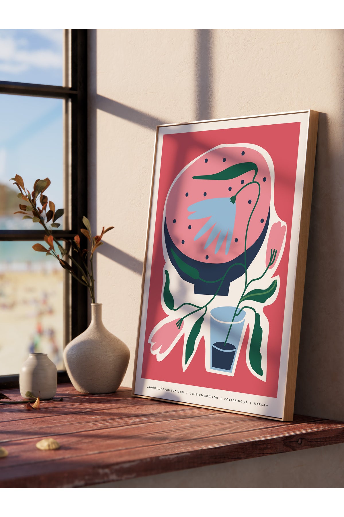 Estetik Duvar Posteri - Estetik Çizim Çerçevesiz Poster - Yatak Odası, Salon, Mutfak Duvar Dekoru