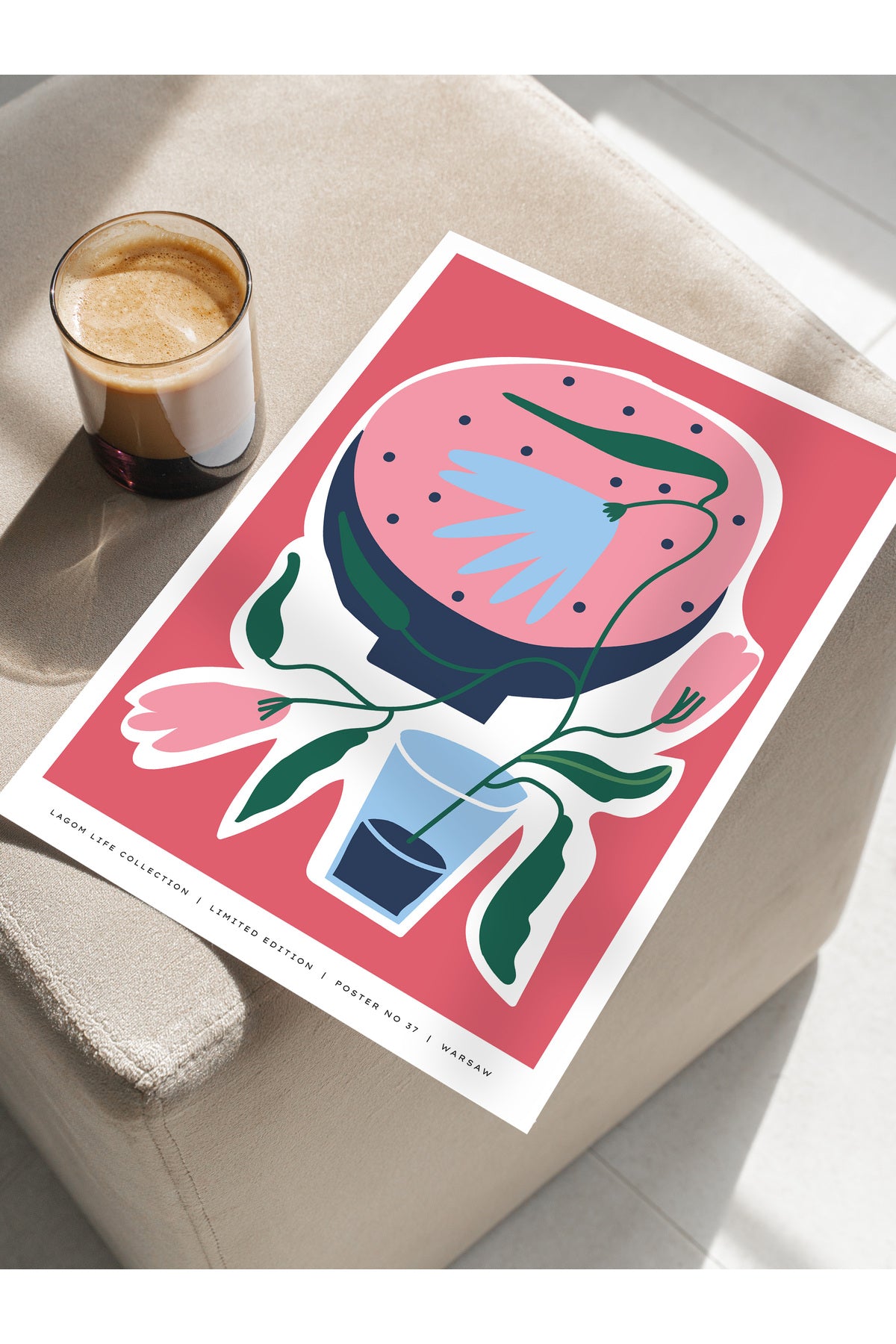 Estetik Duvar Posteri - Estetik Çizim Çerçevesiz Poster - Yatak Odası, Salon, Mutfak Duvar Dekoru