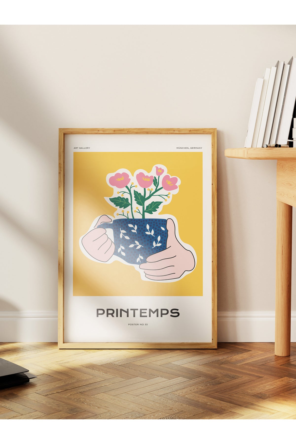 Estetik Duvar Posteri - Estetik Çizim Çerçevesiz Poster - Yatak Odası, Salon, Mutfak Duvar Dekoru