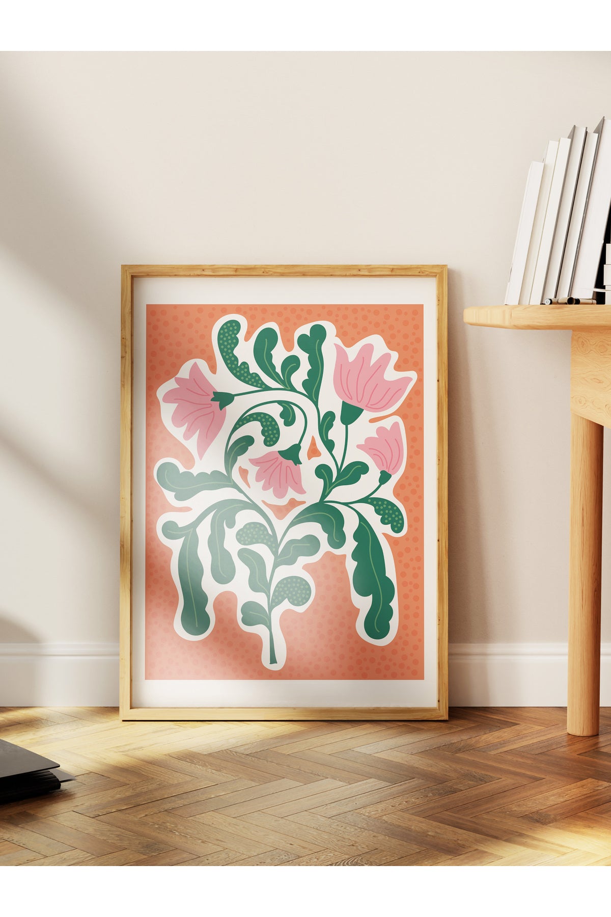 Estetik Duvar Posteri - Estetik Çizim Çerçevesiz Poster - Yatak Odası, Salon, Mutfak Duvar Dekoru