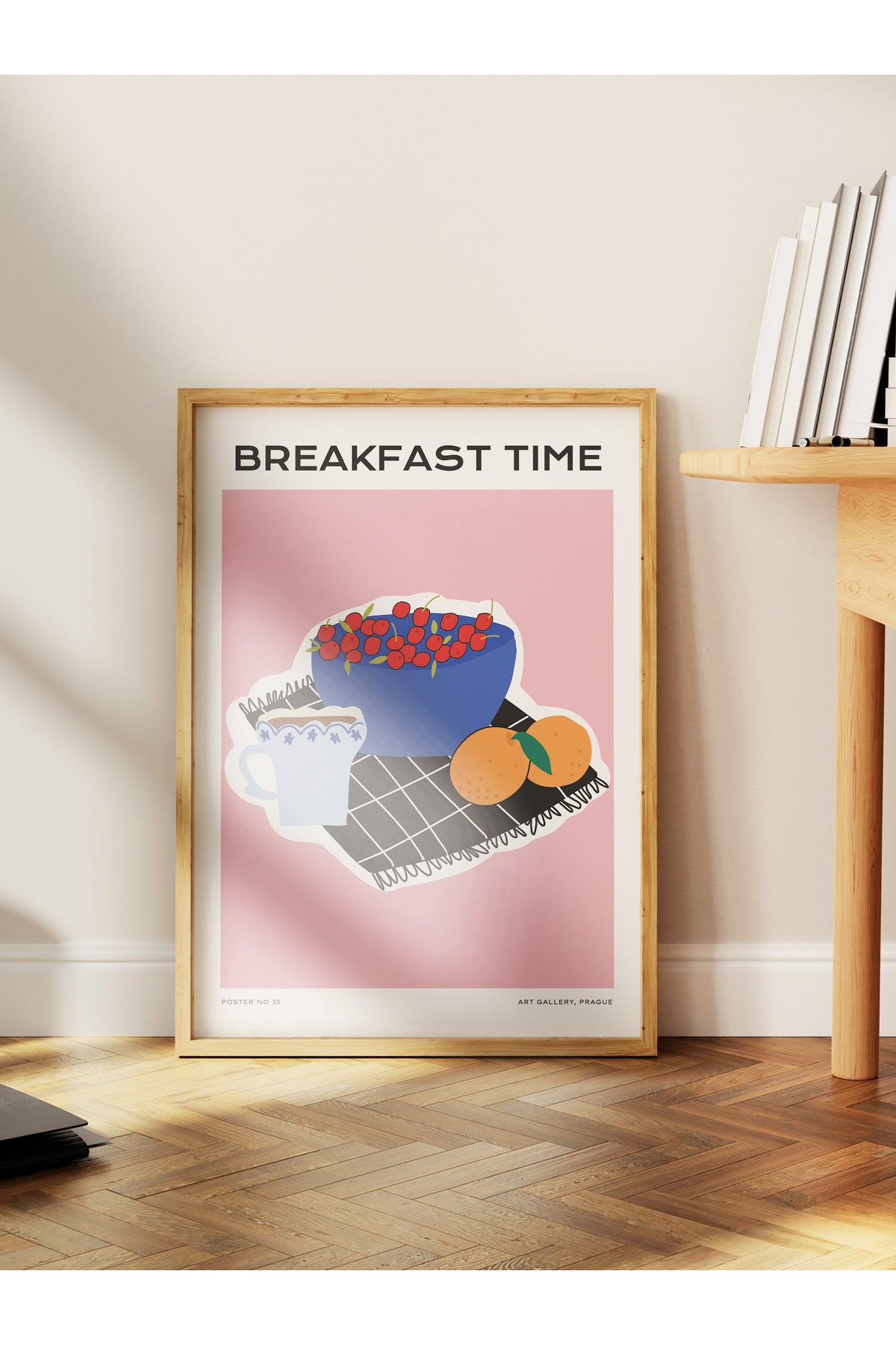 Estetik Duvar Posteri - Estetik Çizim Çerçevesiz Poster - Yatak Odası, Salon, Mutfak Duvar Dekoru