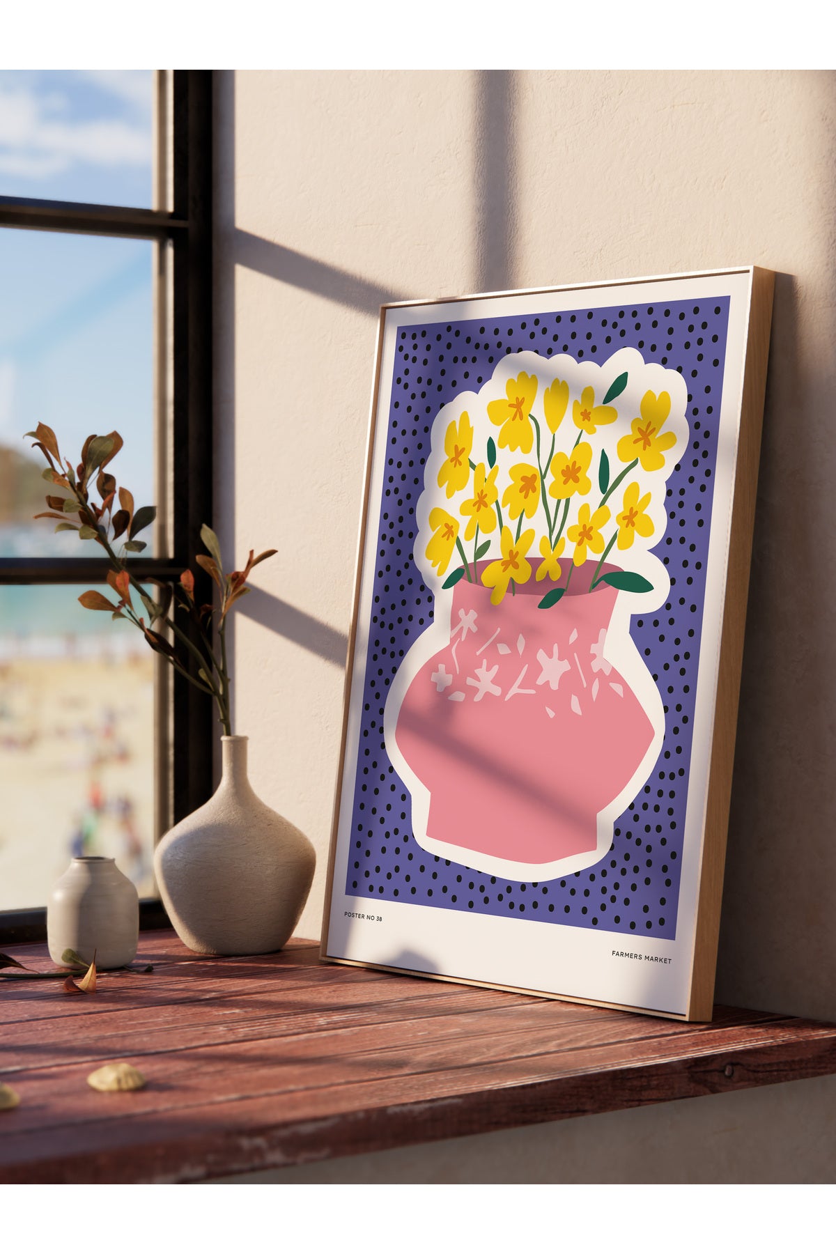 Estetik Duvar Posteri - Estetik Çizim Çerçevesiz Poster - Yatak Odası, Salon, Mutfak Duvar Dekoru