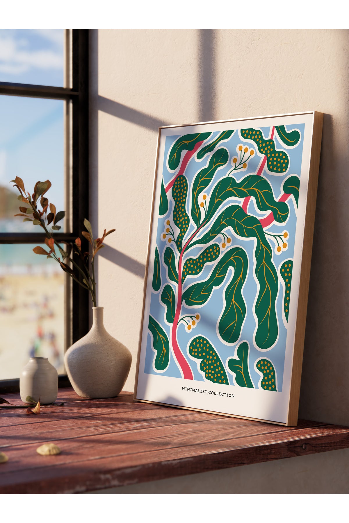 Estetik Duvar Posteri - Estetik Çizim Çerçevesiz Poster - Yatak Odası, Salon, Mutfak Duvar Dekoru