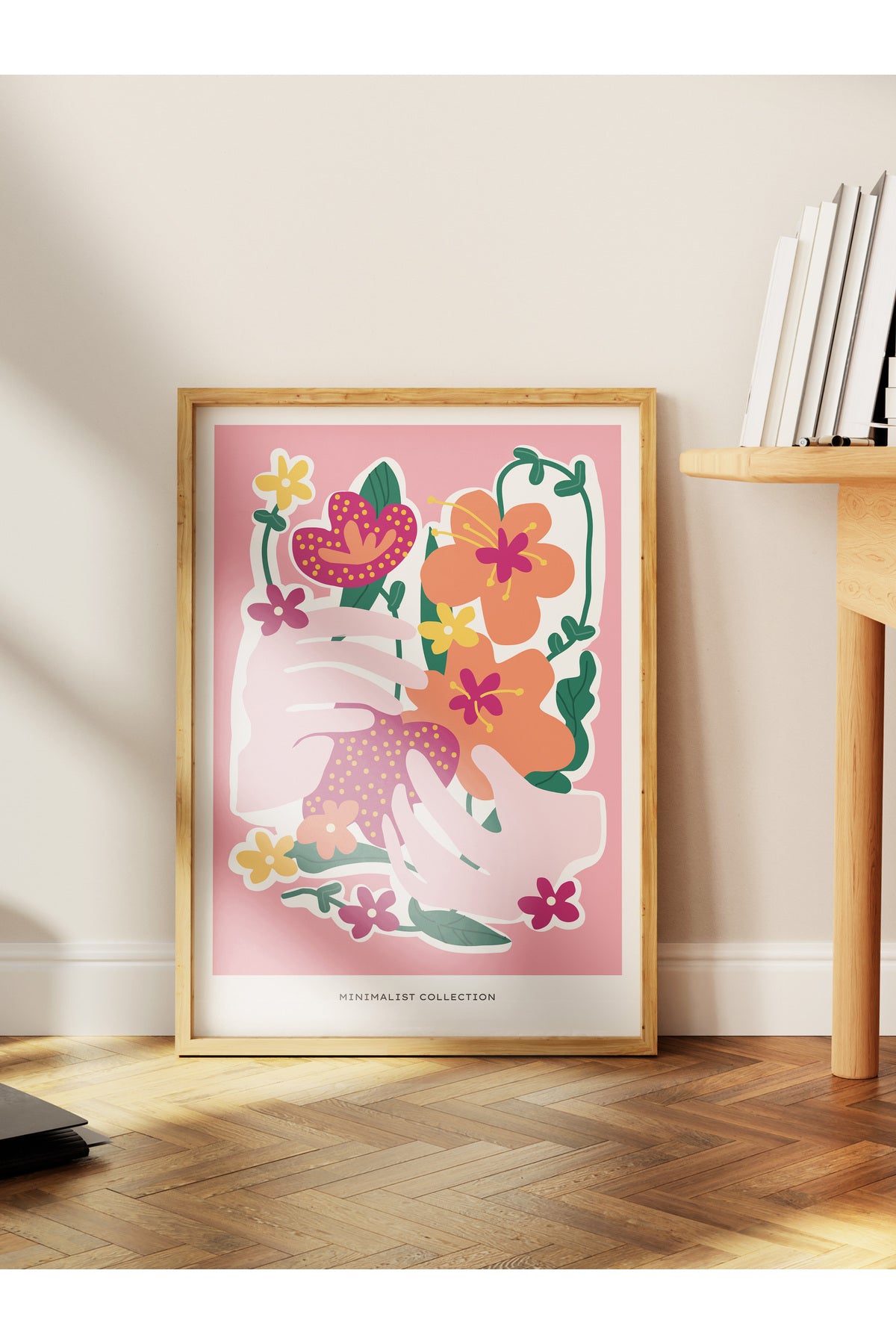 Estetik Duvar Posteri - Estetik Çizim Çerçevesiz Poster - Yatak Odası, Salon, Mutfak Duvar Dekoru