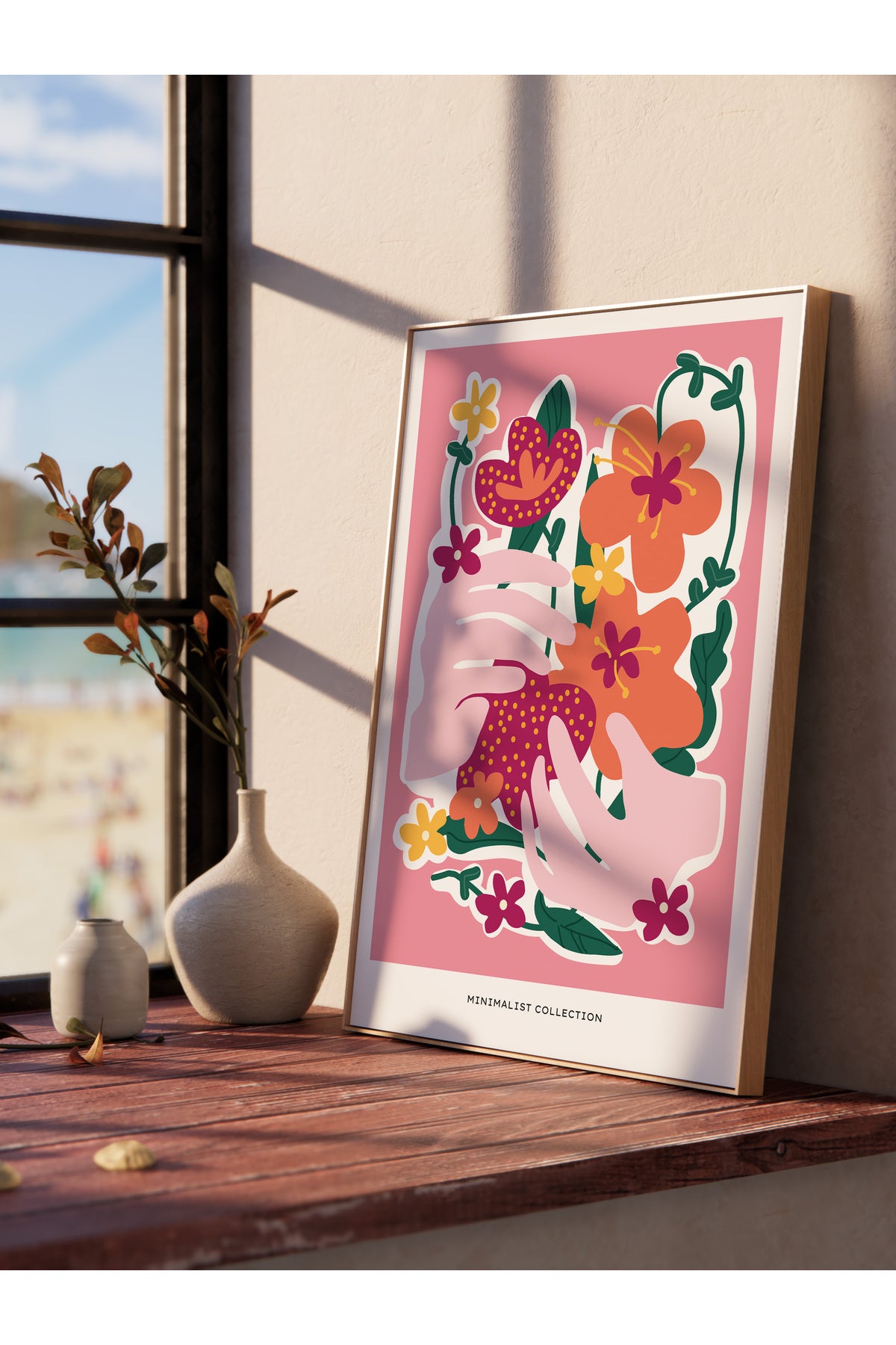 Estetik Duvar Posteri - Estetik Çizim Çerçevesiz Poster - Yatak Odası, Salon, Mutfak Duvar Dekoru