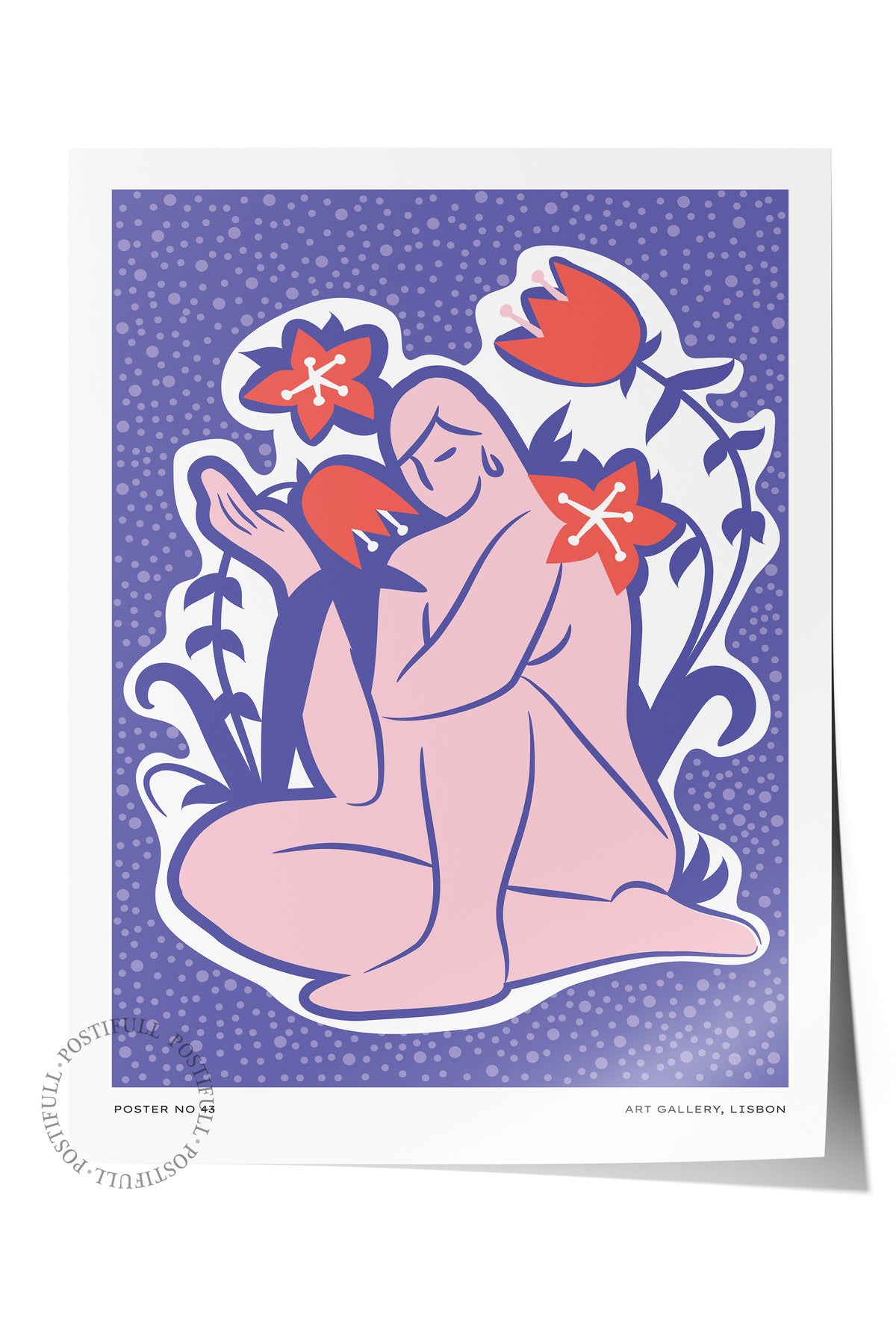 Estetik Duvar Posteri - Estetik Çizim Çerçevesiz Poster - Yatak Odası, Salon, Mutfak Duvar Dekoru