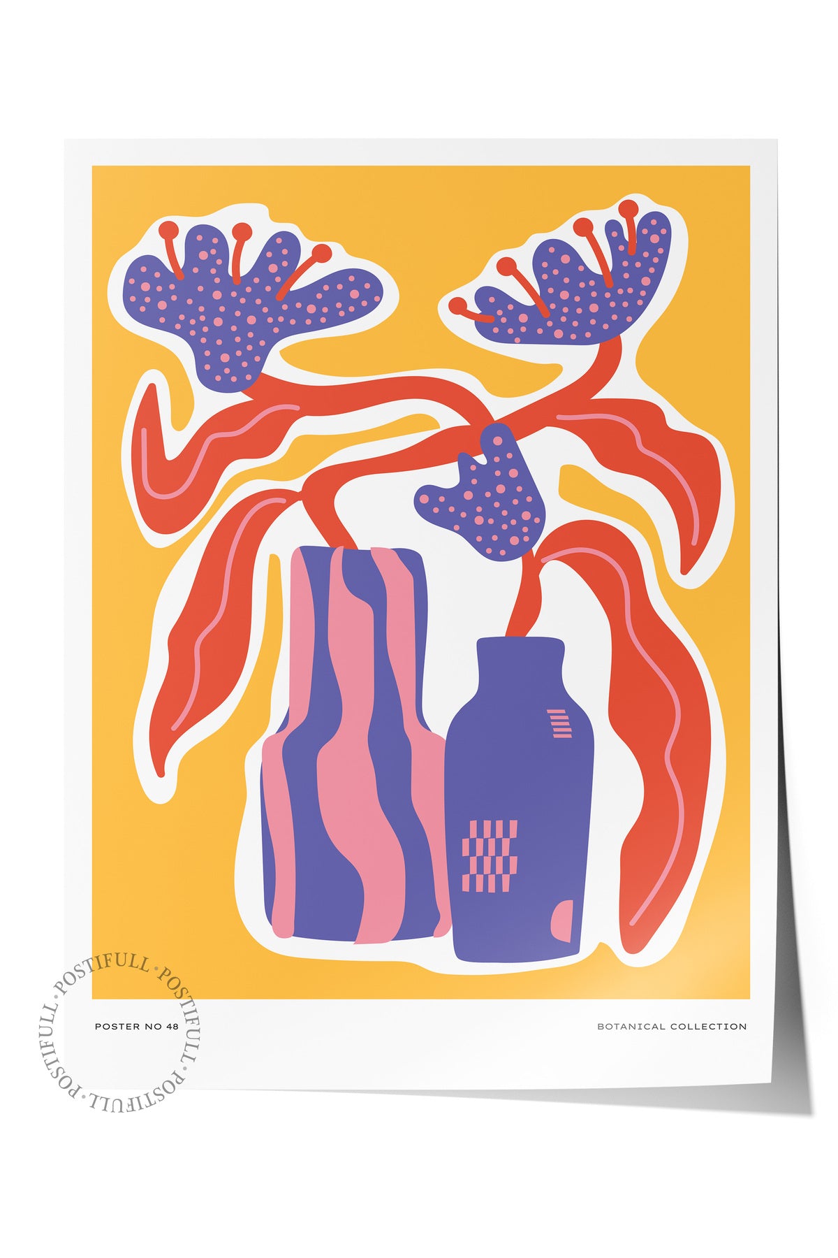 Estetik Duvar Posteri - Estetik Çizim Çerçevesiz Poster - Yatak Odası, Salon, Mutfak Duvar Dekoru