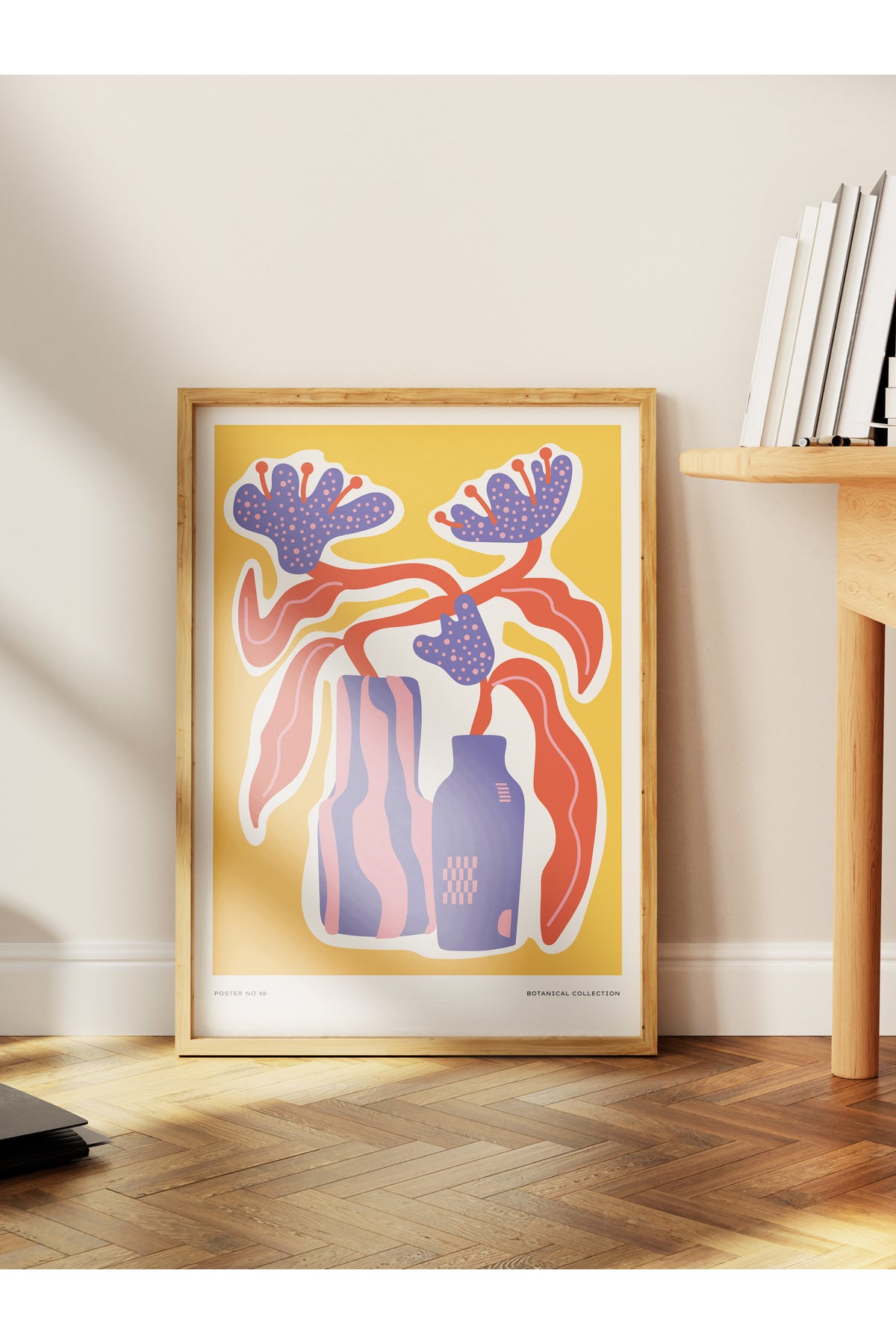 Estetik Duvar Posteri - Estetik Çizim Çerçevesiz Poster - Yatak Odası, Salon, Mutfak Duvar Dekoru