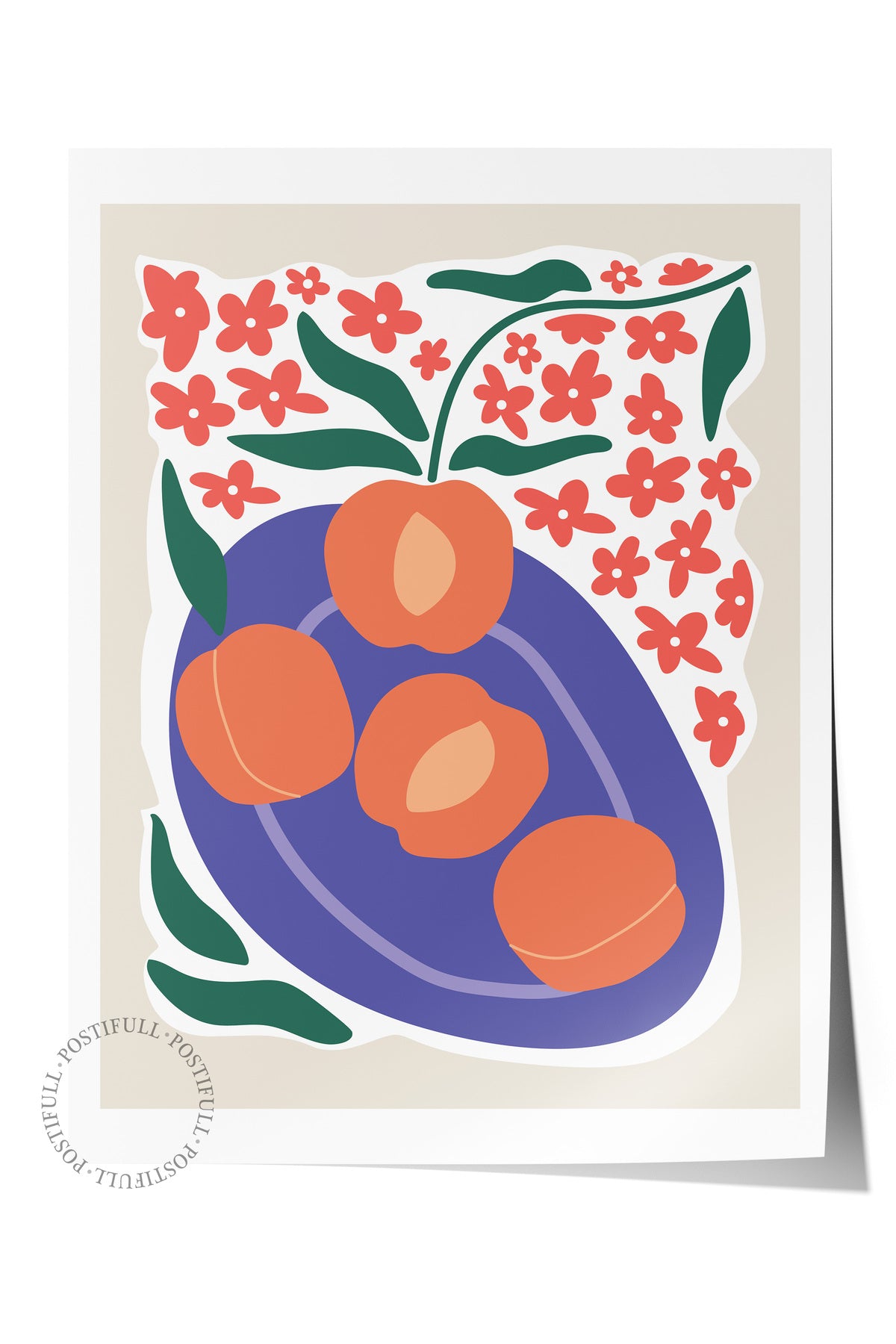 Estetik Duvar Posteri - Estetik Çizim Çerçevesiz Poster - Yatak Odası, Salon, Mutfak Duvar Dekoru