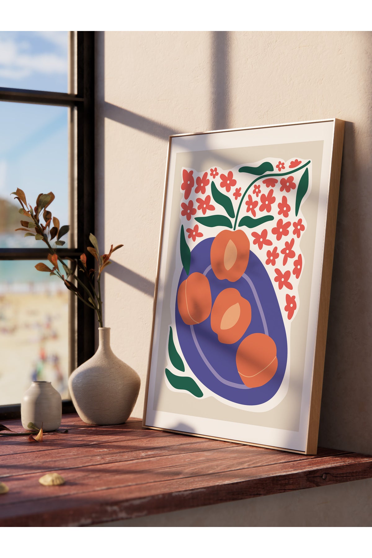 Estetik Duvar Posteri - Estetik Çizim Çerçevesiz Poster - Yatak Odası, Salon, Mutfak Duvar Dekoru