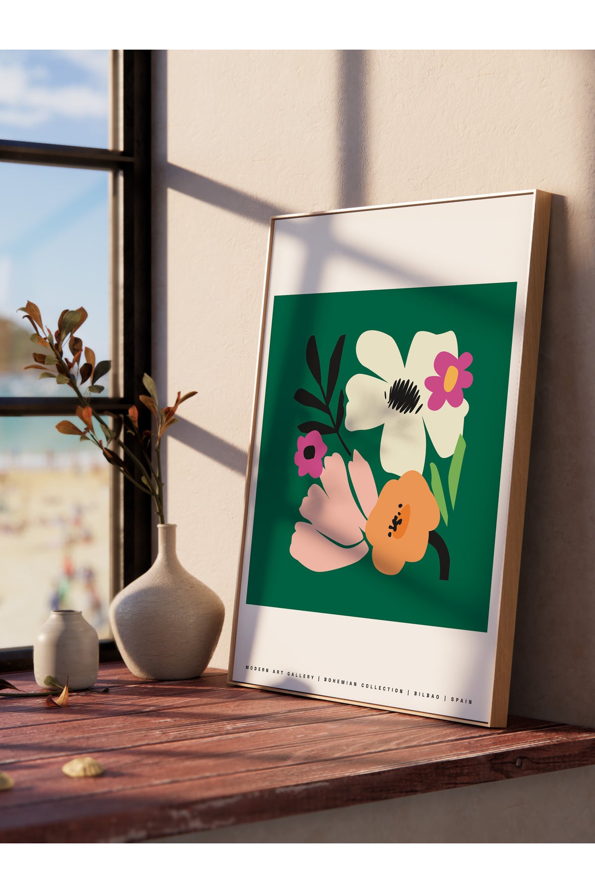 Estetik Duvar Posteri - Estetik Çizim Çerçevesiz Poster - Yatak Odası, Salon, Mutfak Duvar Dekoru