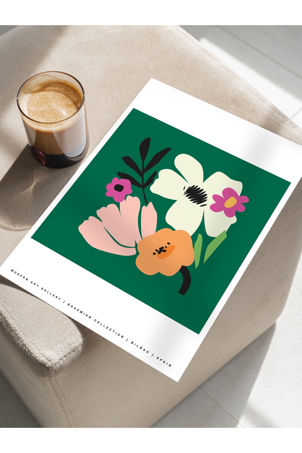 Estetik Duvar Posteri - Estetik Çizim Çerçevesiz Poster - Yatak Odası, Salon, Mutfak Duvar Dekoru