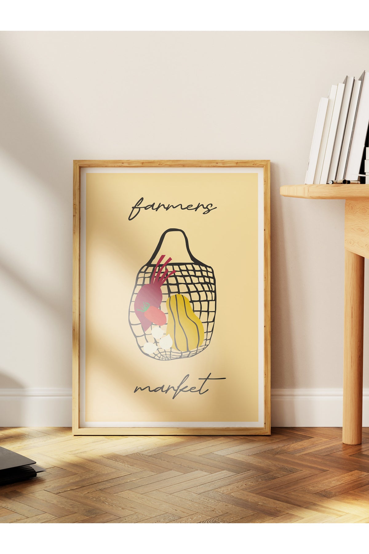 Estetik Duvar Posteri - Estetik Çizim Çerçevesiz Poster - Yatak Odası, Salon, Mutfak Duvar Dekoru