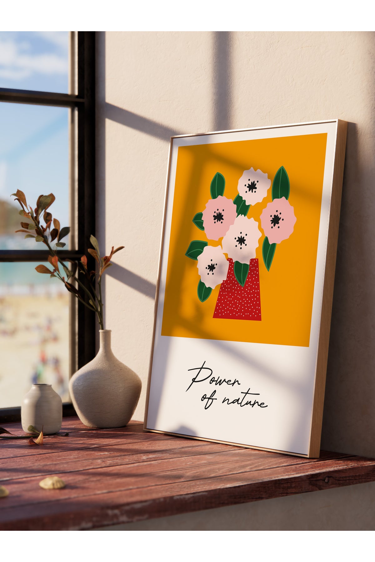 Estetik Duvar Posteri - Estetik Çizim Çerçevesiz Poster - Yatak Odası, Salon, Mutfak Duvar Dekoru