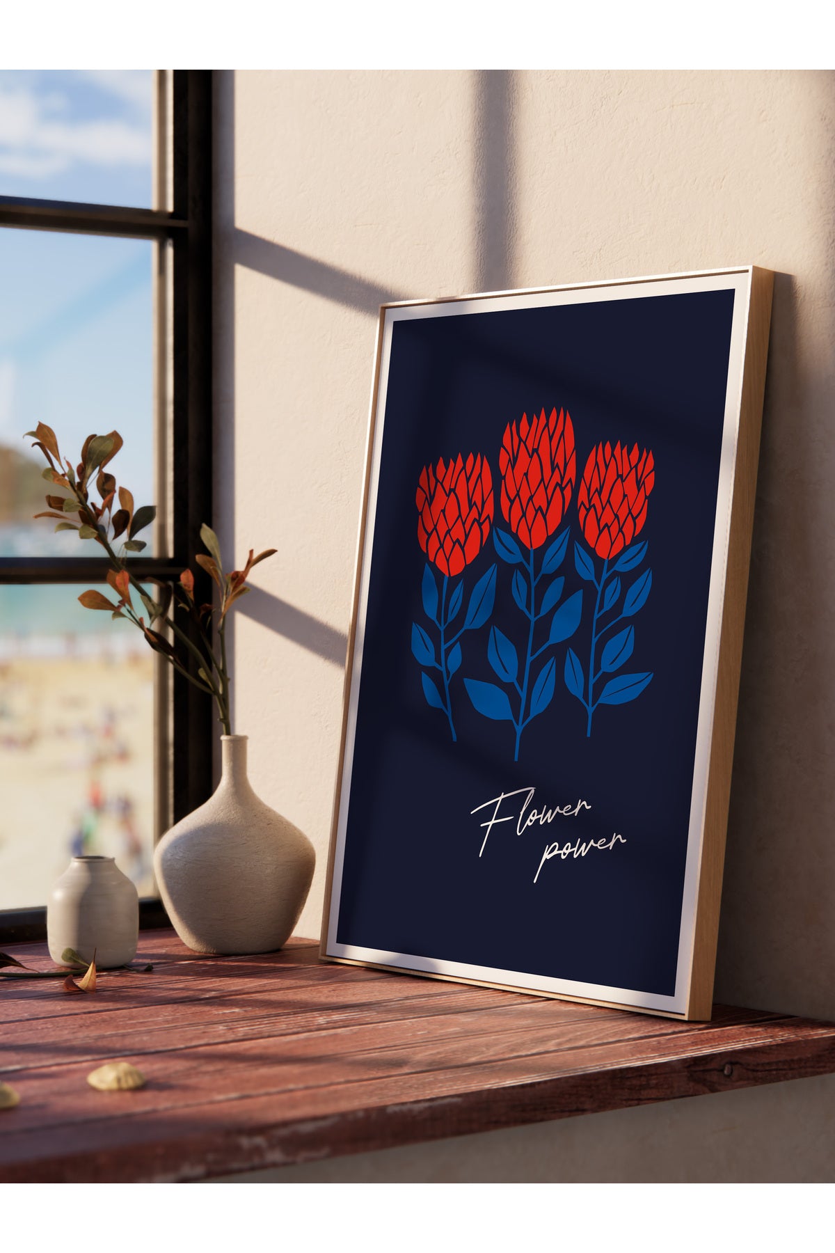 Estetik Duvar Posteri - Estetik Çizim Çerçevesiz Poster - Yatak Odası, Salon, Mutfak Duvar Dekoru