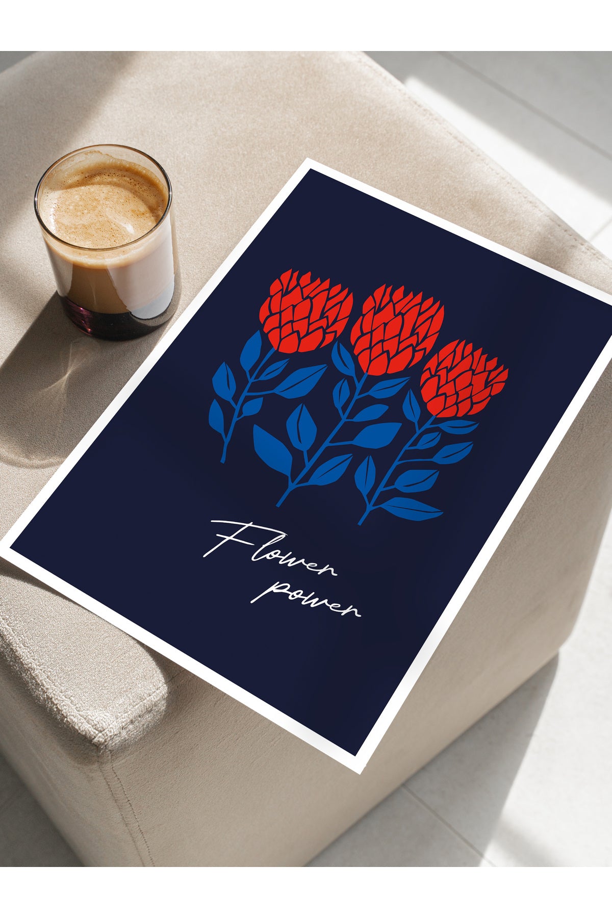 Estetik Duvar Posteri - Estetik Çizim Çerçevesiz Poster - Yatak Odası, Salon, Mutfak Duvar Dekoru