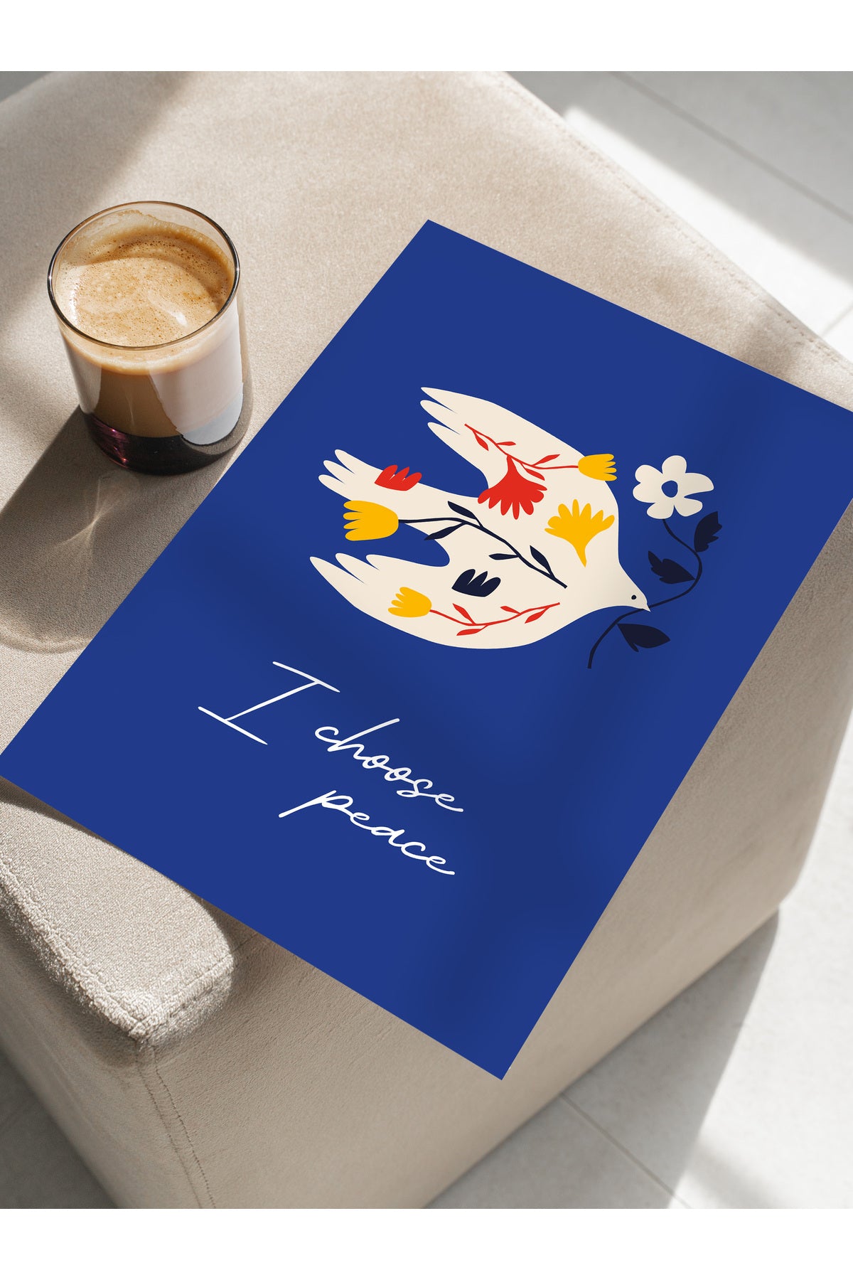 Estetik Duvar Posteri - Estetik Çizim Çerçevesiz Poster - Yatak Odası, Salon, Mutfak Duvar Dekoru